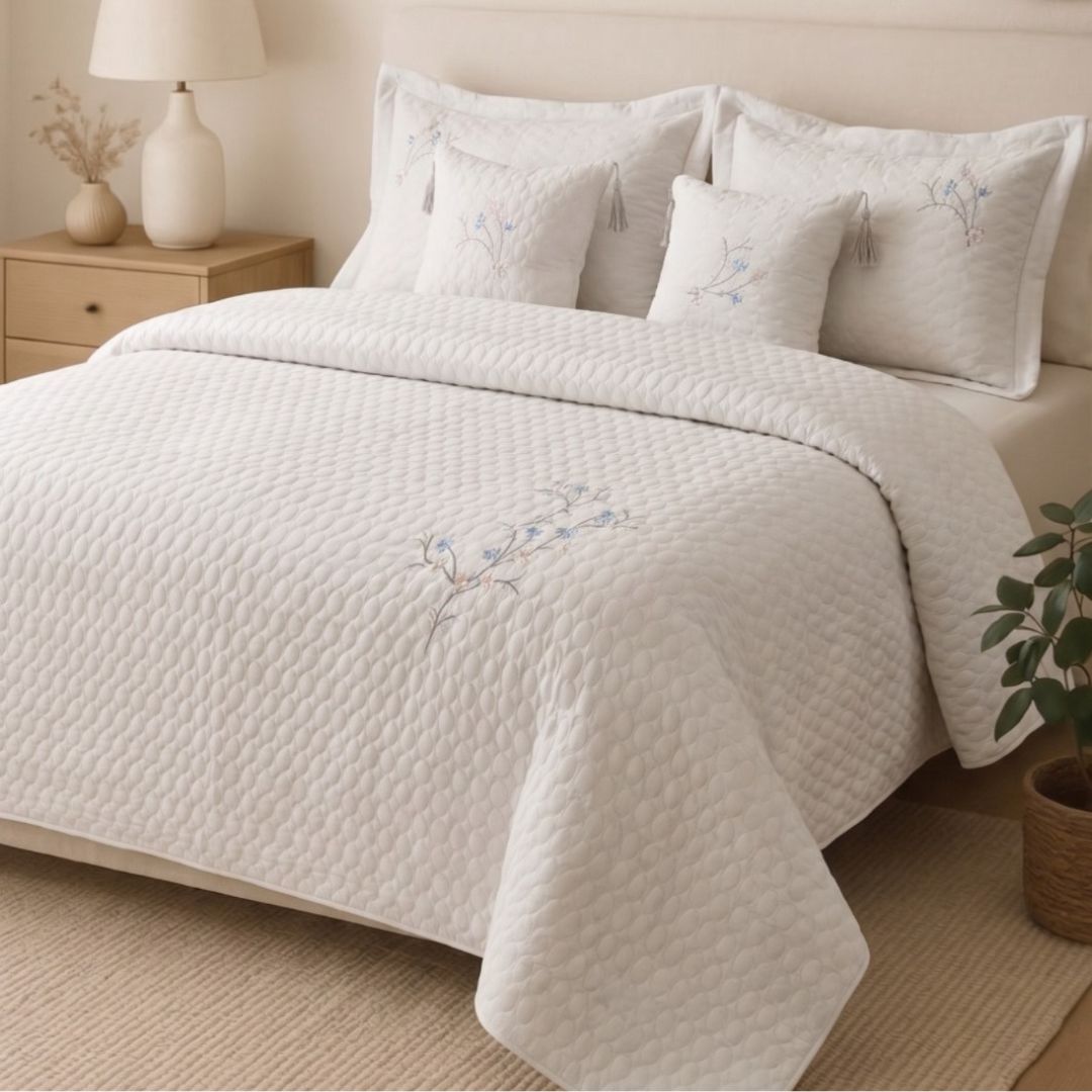 Resham Bedcover 5Pcs Set