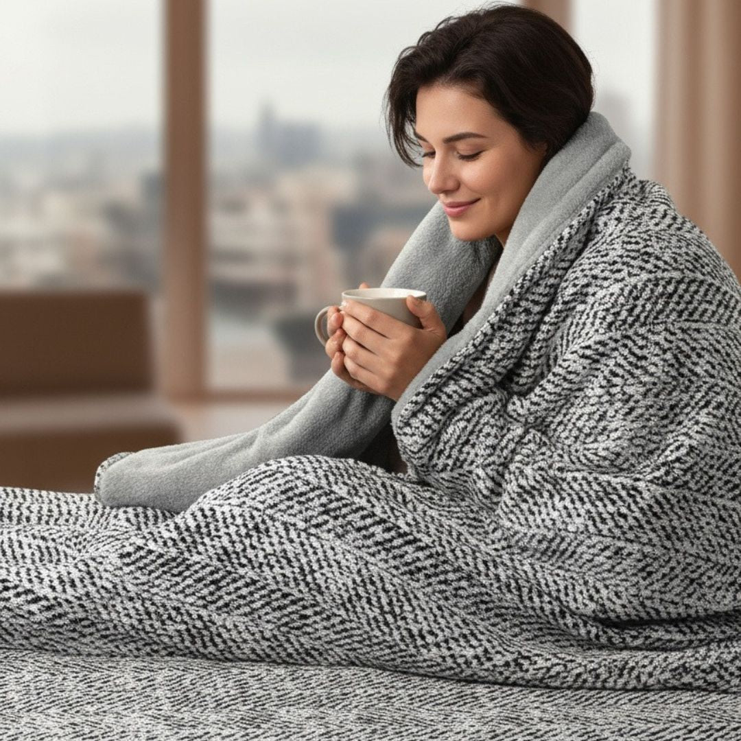 Sherpa Weaving Blanket – INTEGRATED DOUBLE BLANKET