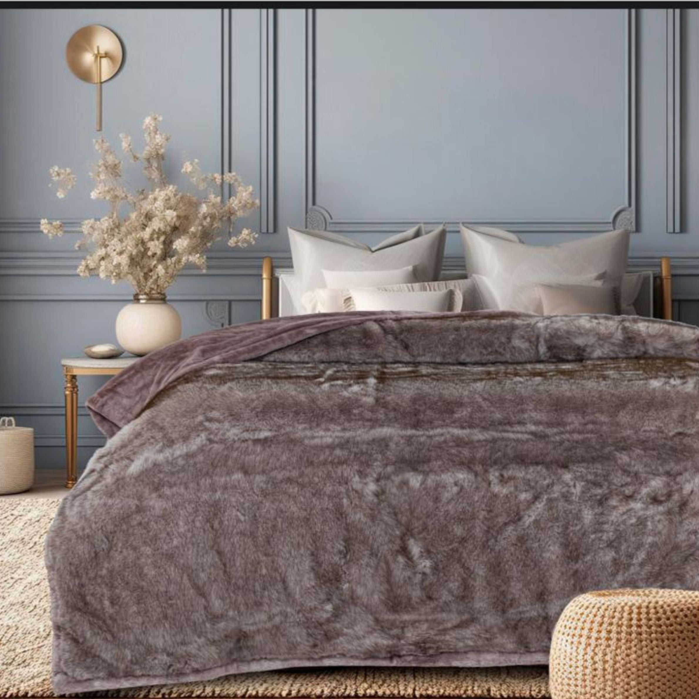 Mexican Finest Fur  Luxury Blanket