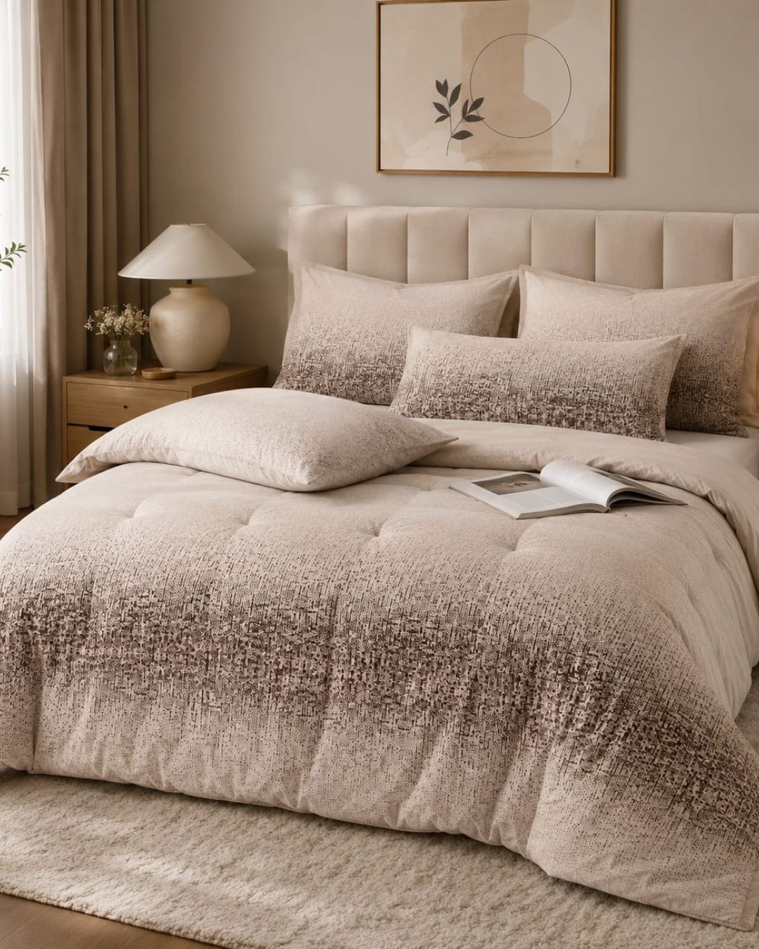 Furry & Super Soft Designer Bedsheet Set – King Size