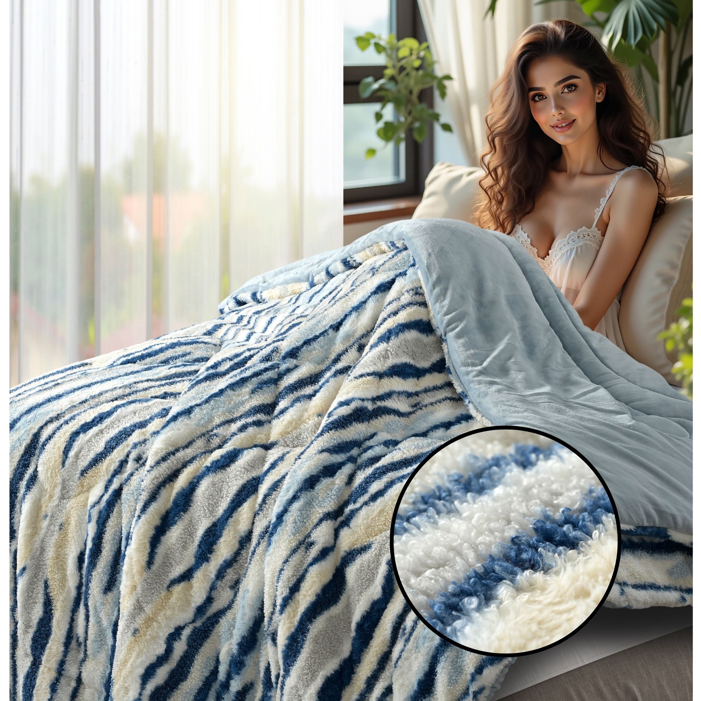 Bouclé Winter 6 Piece Bedding Set – Christmas Special Edition