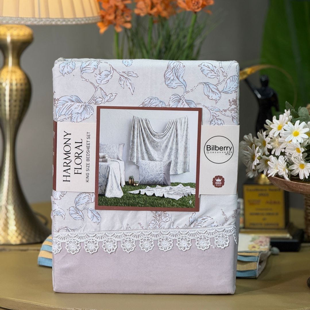 Super Soft Floral Print Bedsheet Set