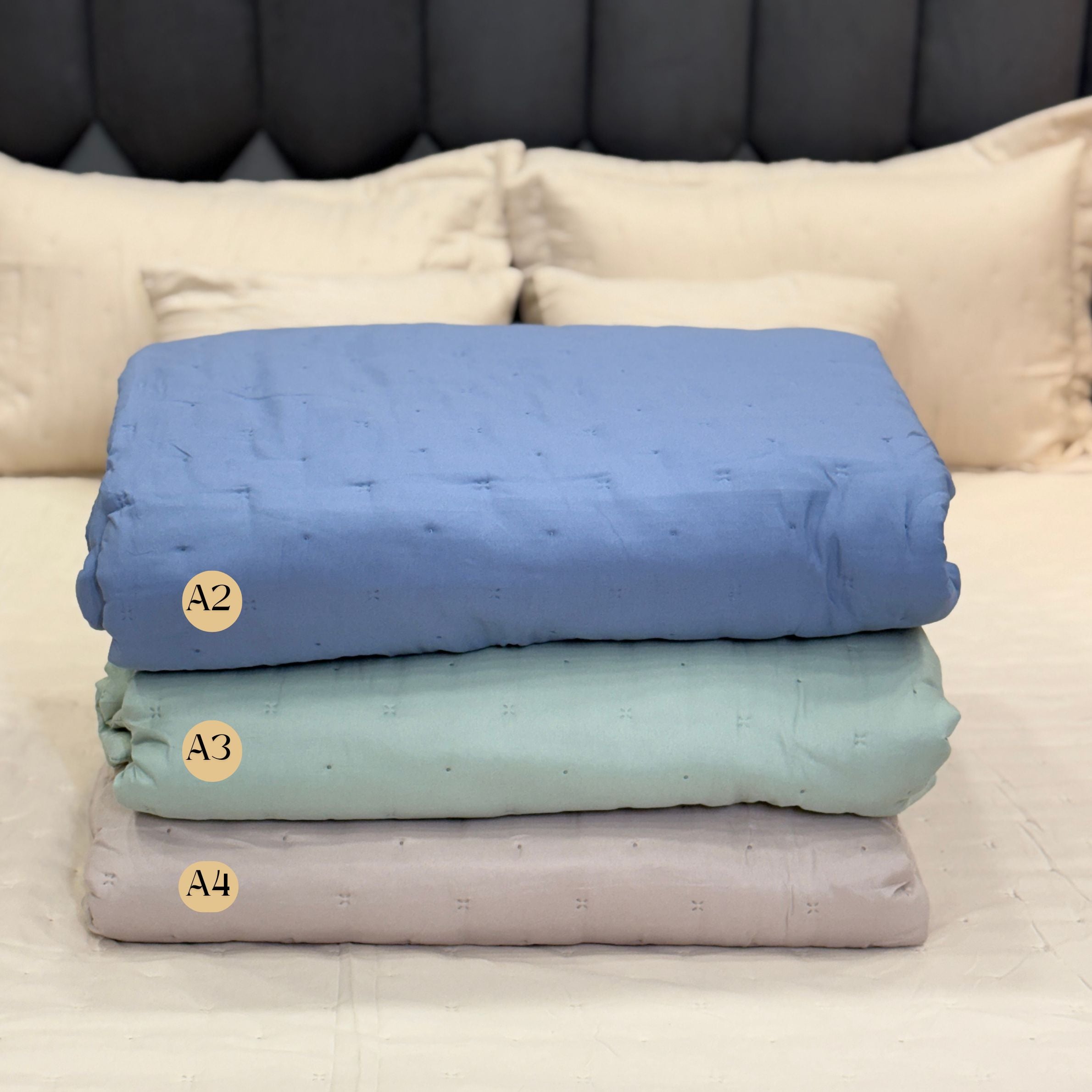 Tokyo Reversible Cotton Bedcover Set - 5Pc