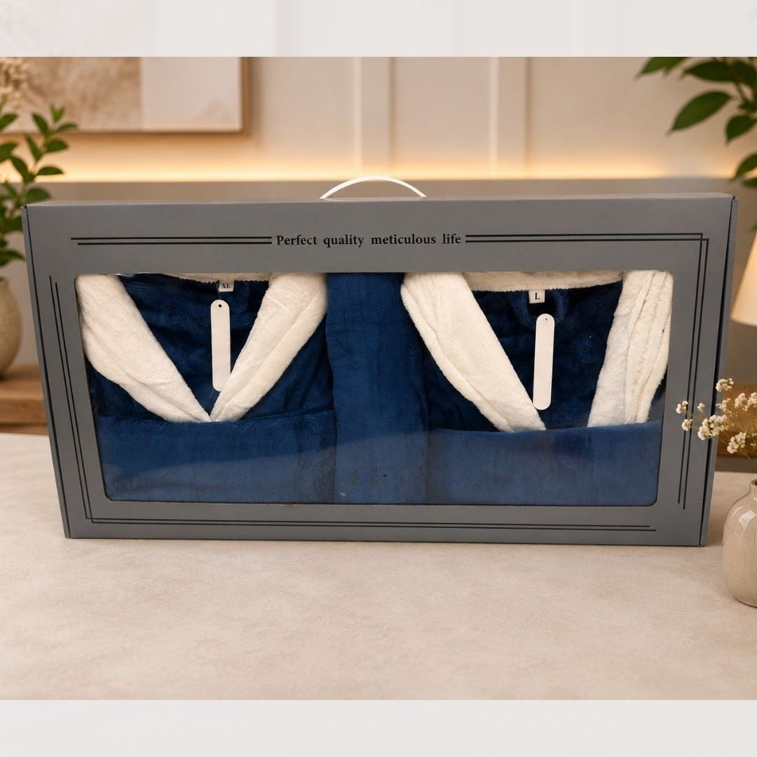 Luxury Couple 8-Piece Bathrobe Set
