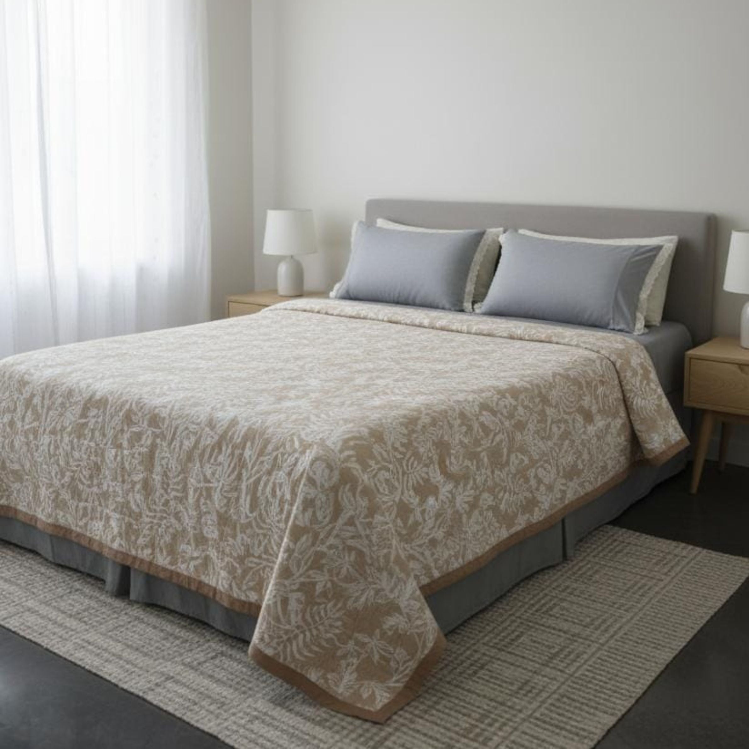 Cotton Wood Summer AC Top Sheet with Kiyumi Japanese Cooling Technology