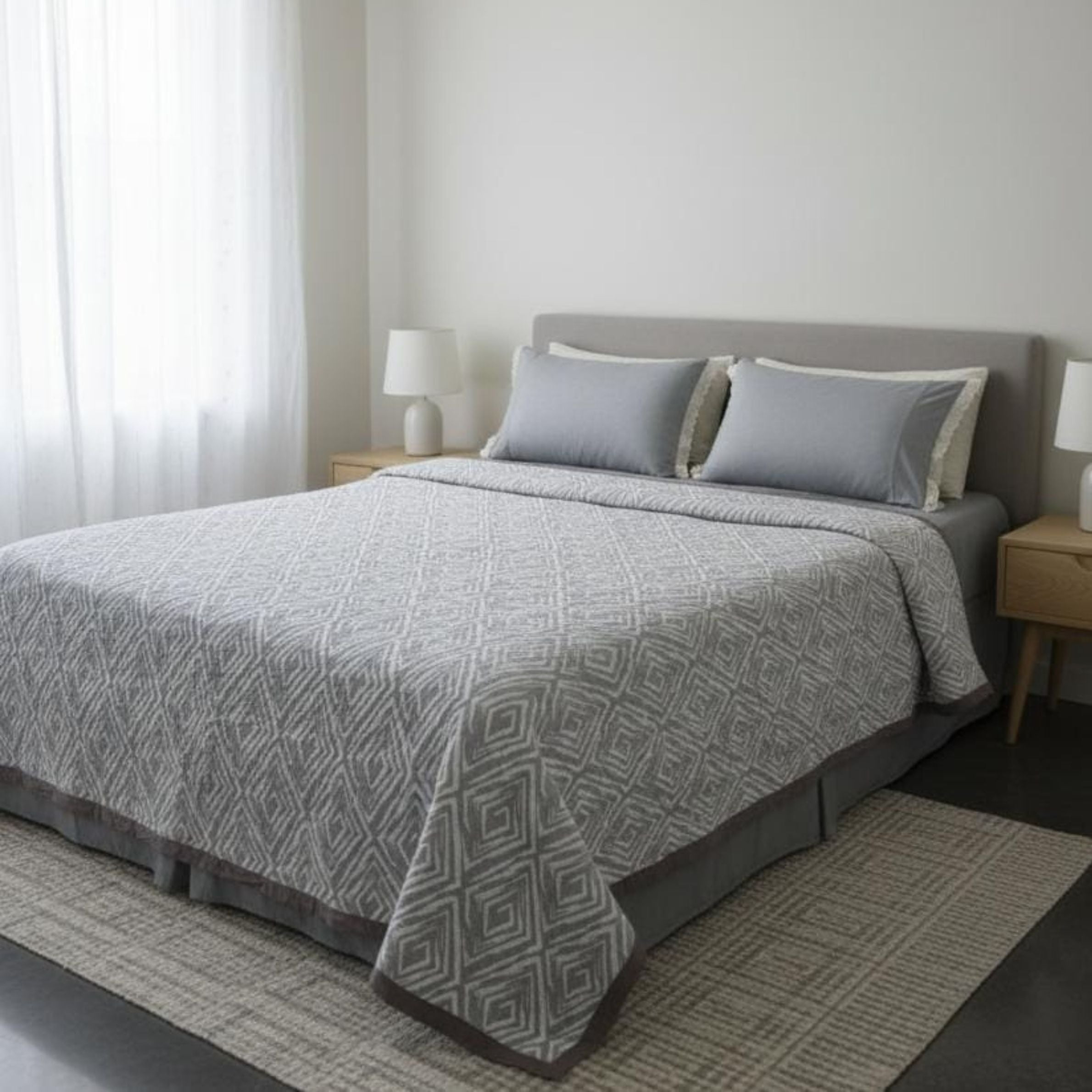 Cotton Wood Summer AC Top Sheet with Kiyumi Japanese Cooling Technology