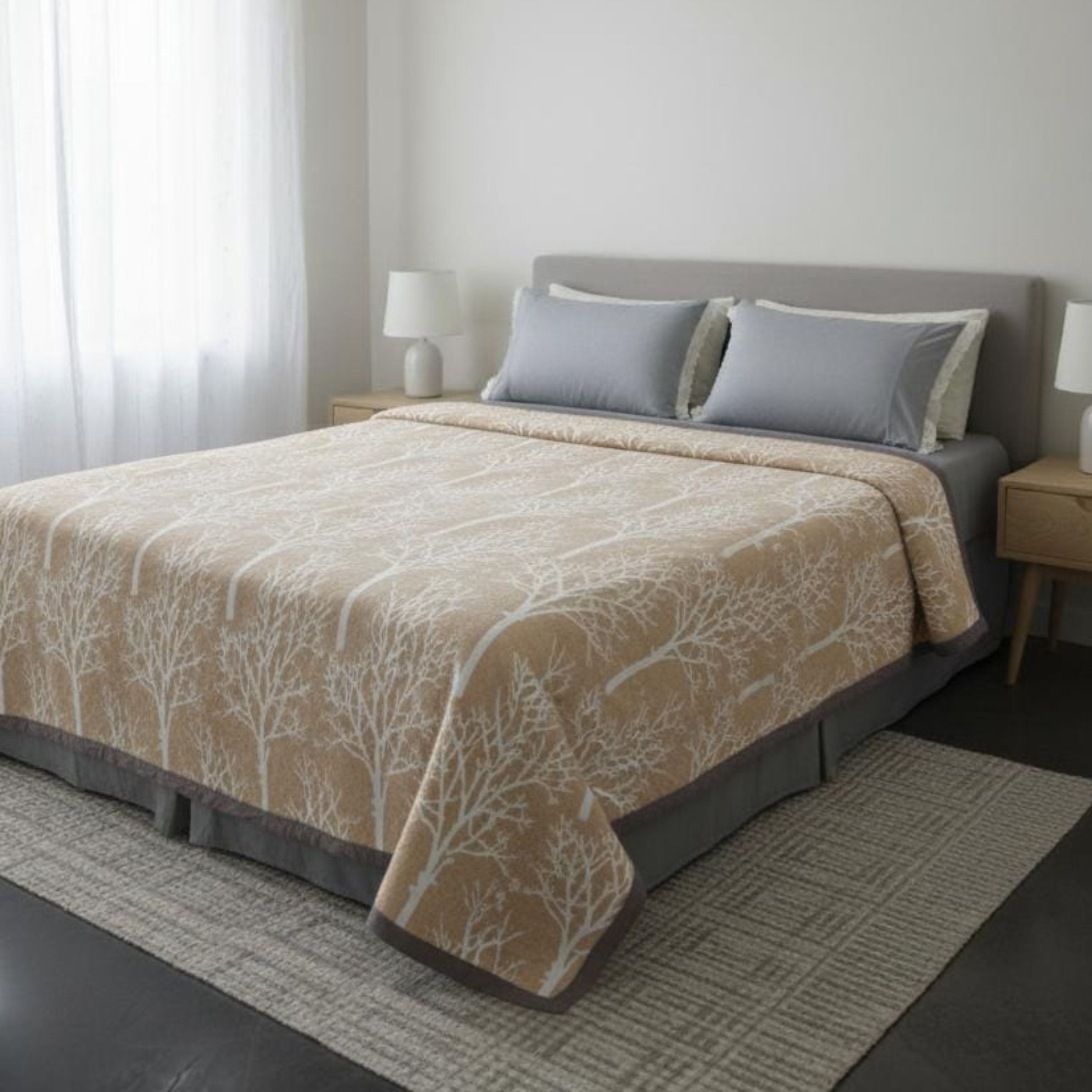 Cotton Wood Summer AC Top Sheet with Kiyumi Japanese Cooling Technology