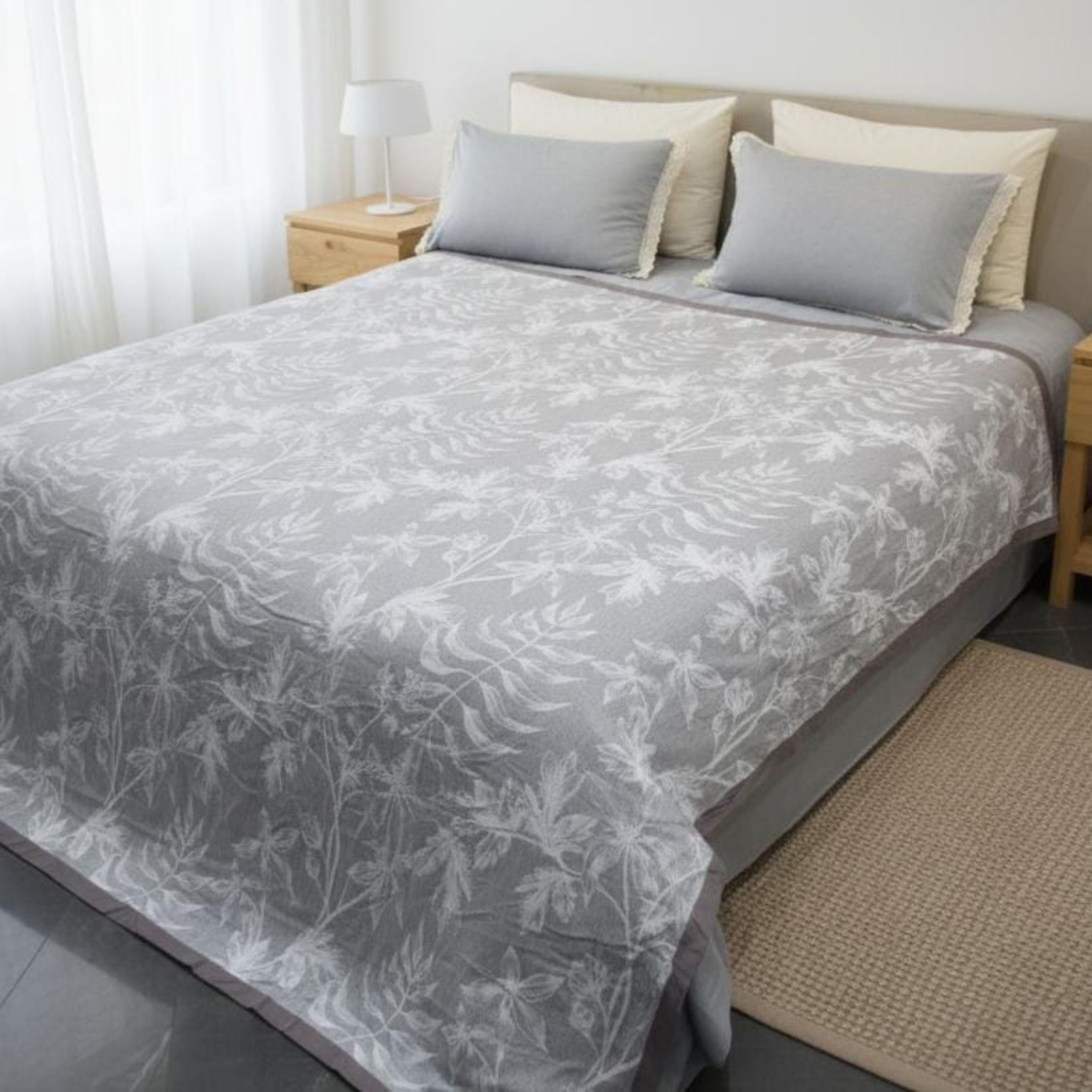 Cotton Wood Summer AC Top Sheet with Kiyumi Japanese Cooling Technology