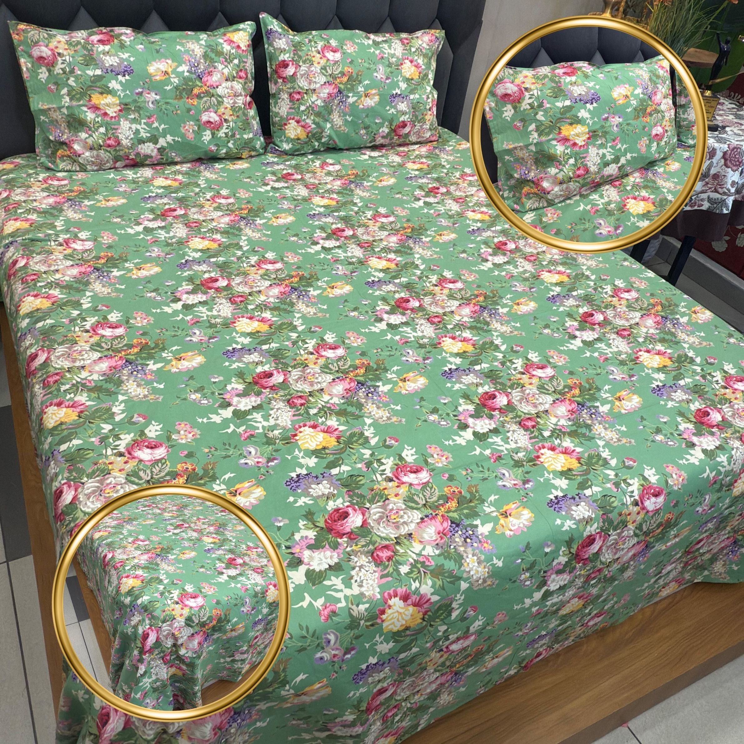Fluorescent Discharge Print Pure Cotton Bedsheet Collection