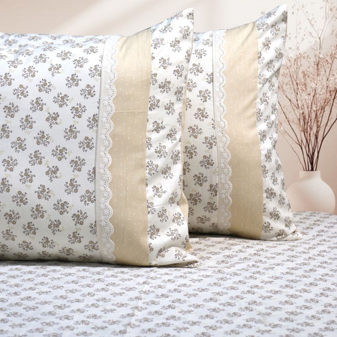 Nursery Floral Prints Bedsheet Set