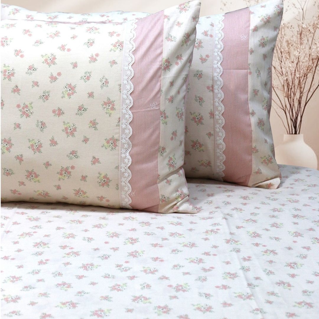 Nursery Floral Prints Bedsheet Set
