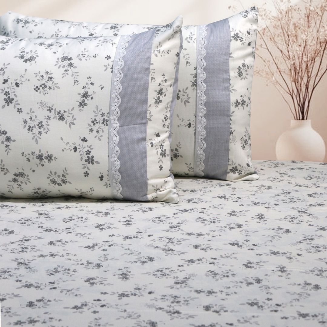 Nursery Floral Prints Bedsheet Set