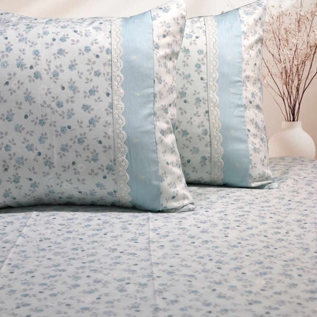 Nursery Floral Prints Bedsheet Set