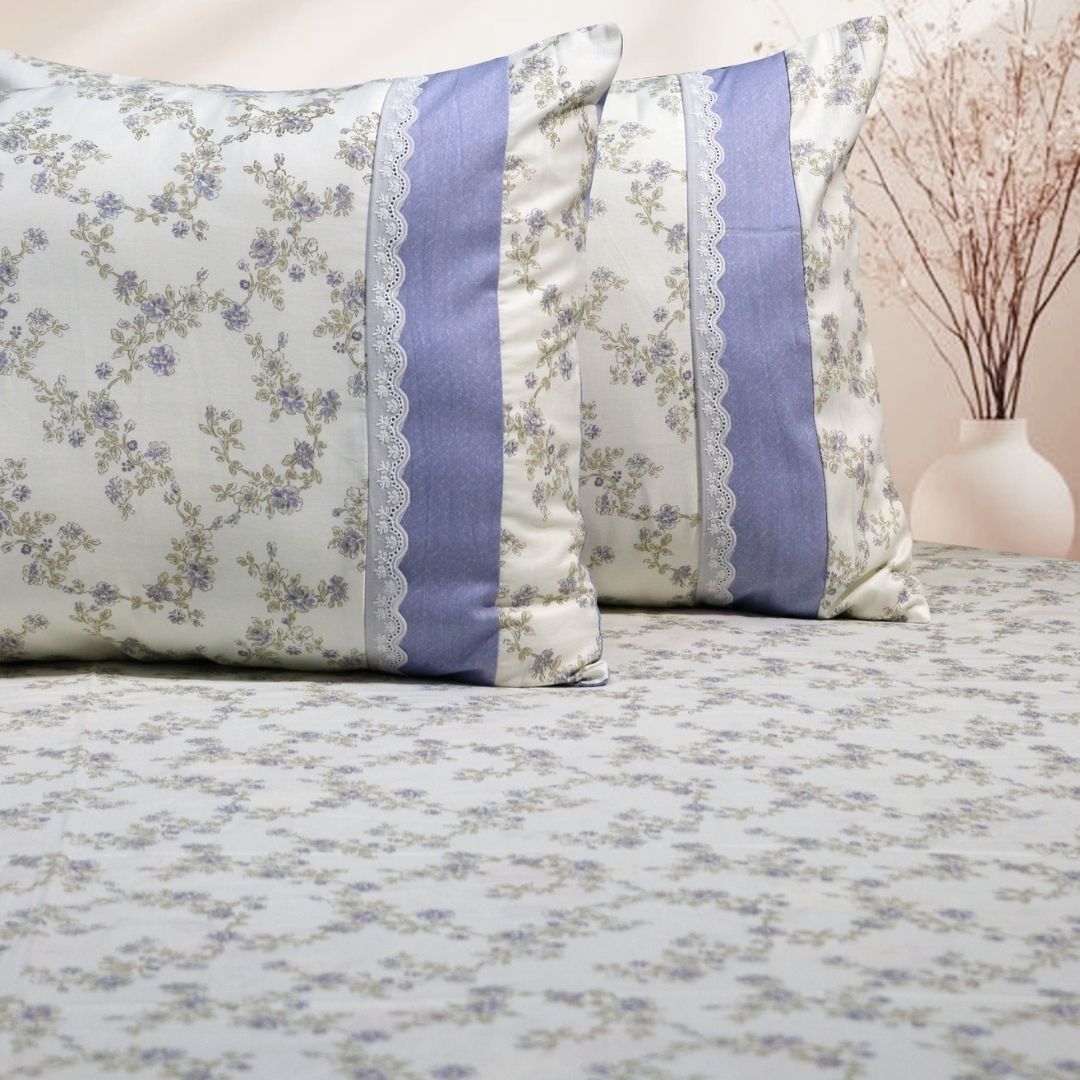 Nursery Floral Prints Bedsheet Set