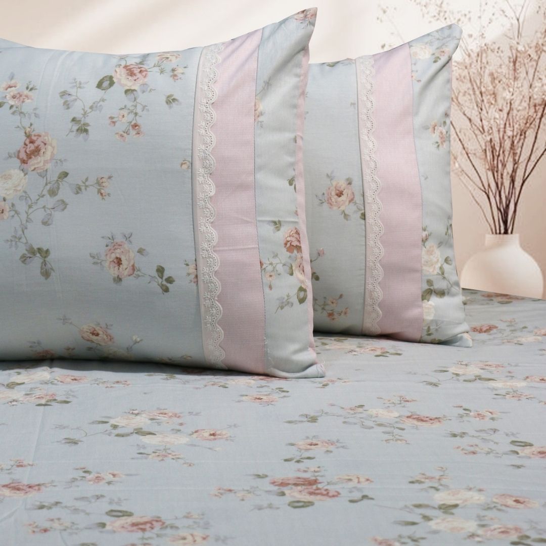 Nursery Floral Prints Bedsheet Set