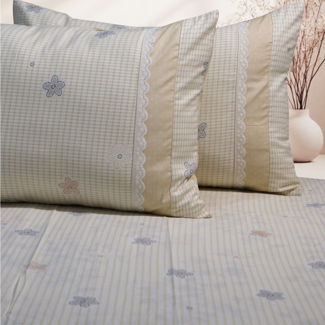 Nursery Floral Prints Bedsheet Set