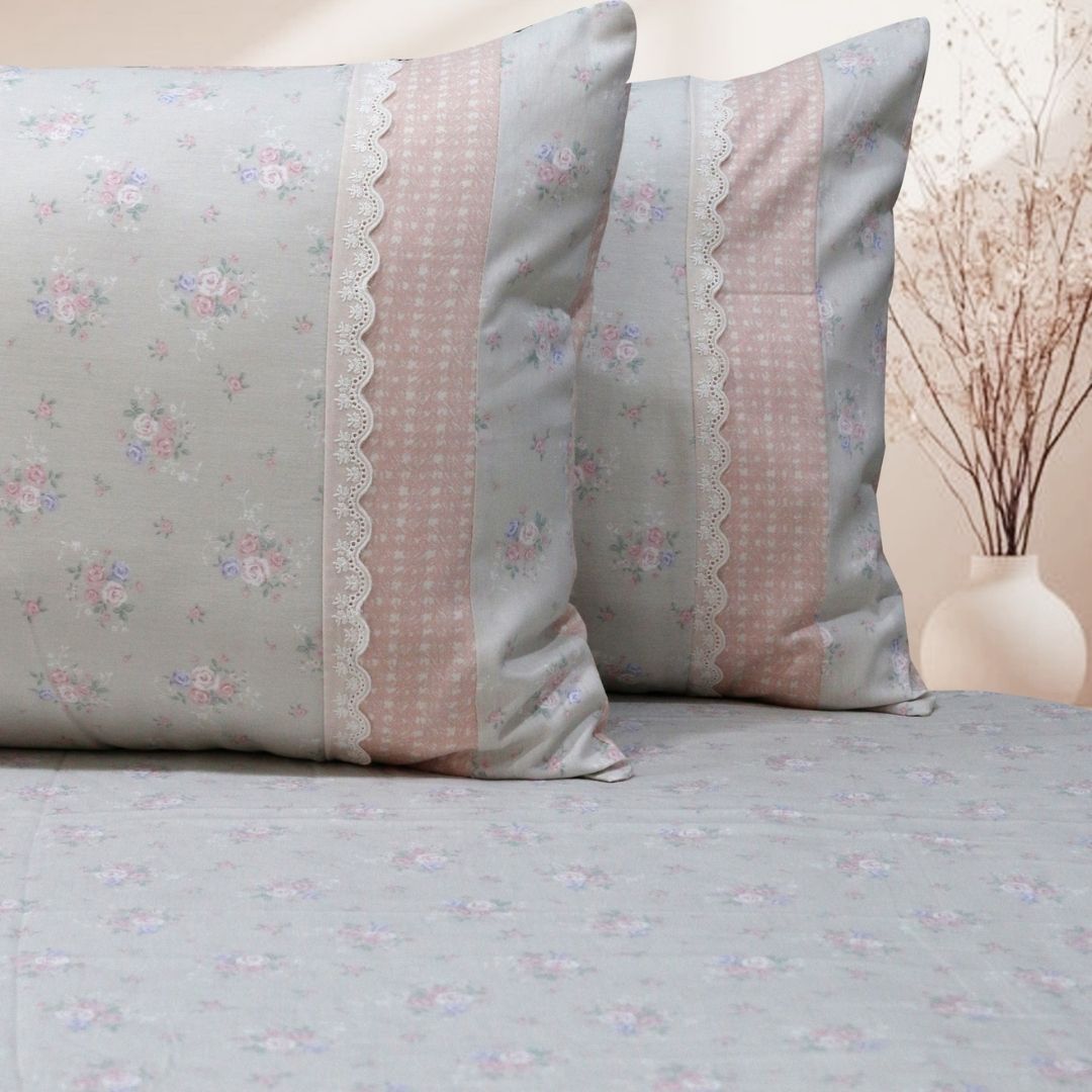 Nursery Floral Prints Bedsheet Set