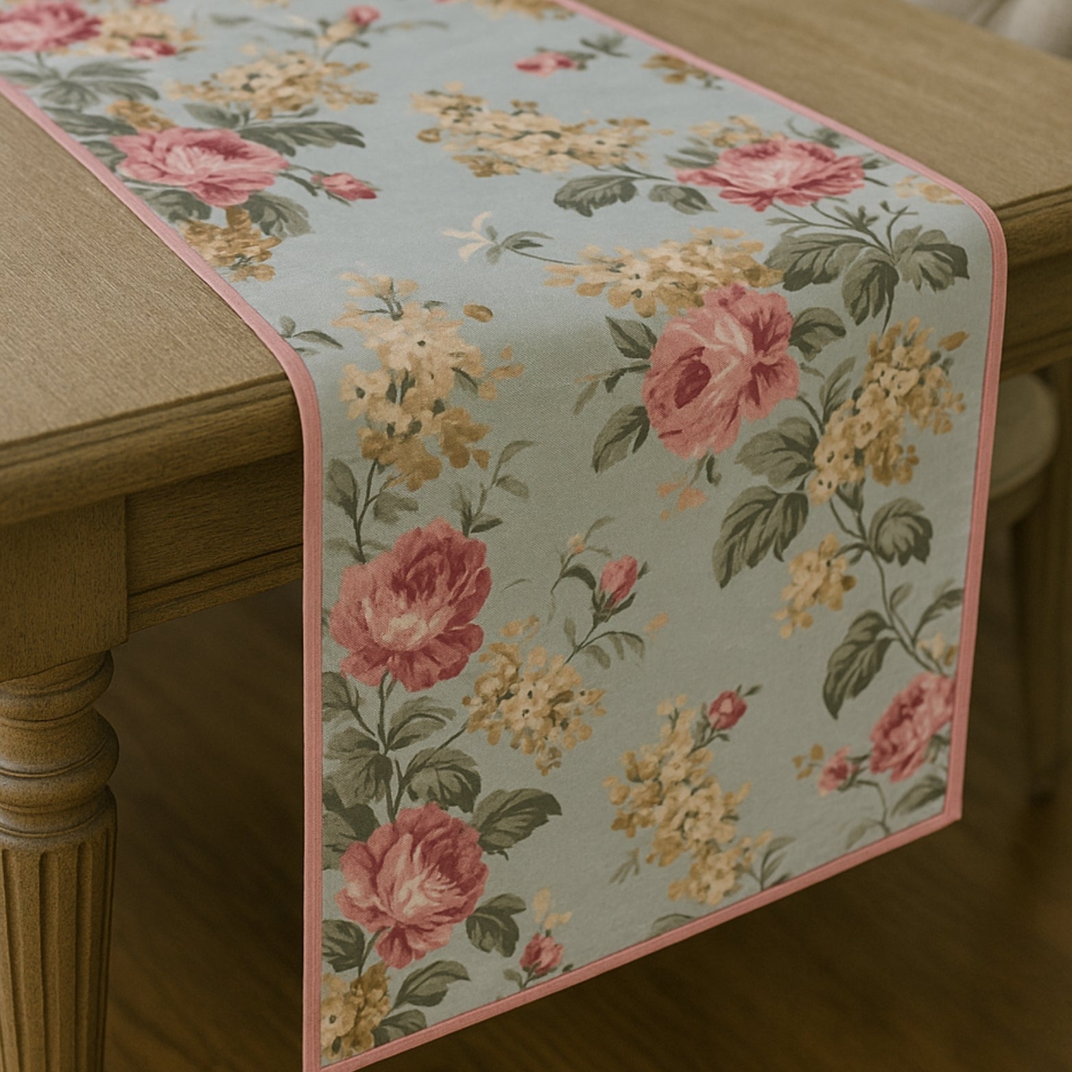 Printed Anti Skid Table Runner for Dining / Center Table Suitable for 4 Seater & 6 Seater