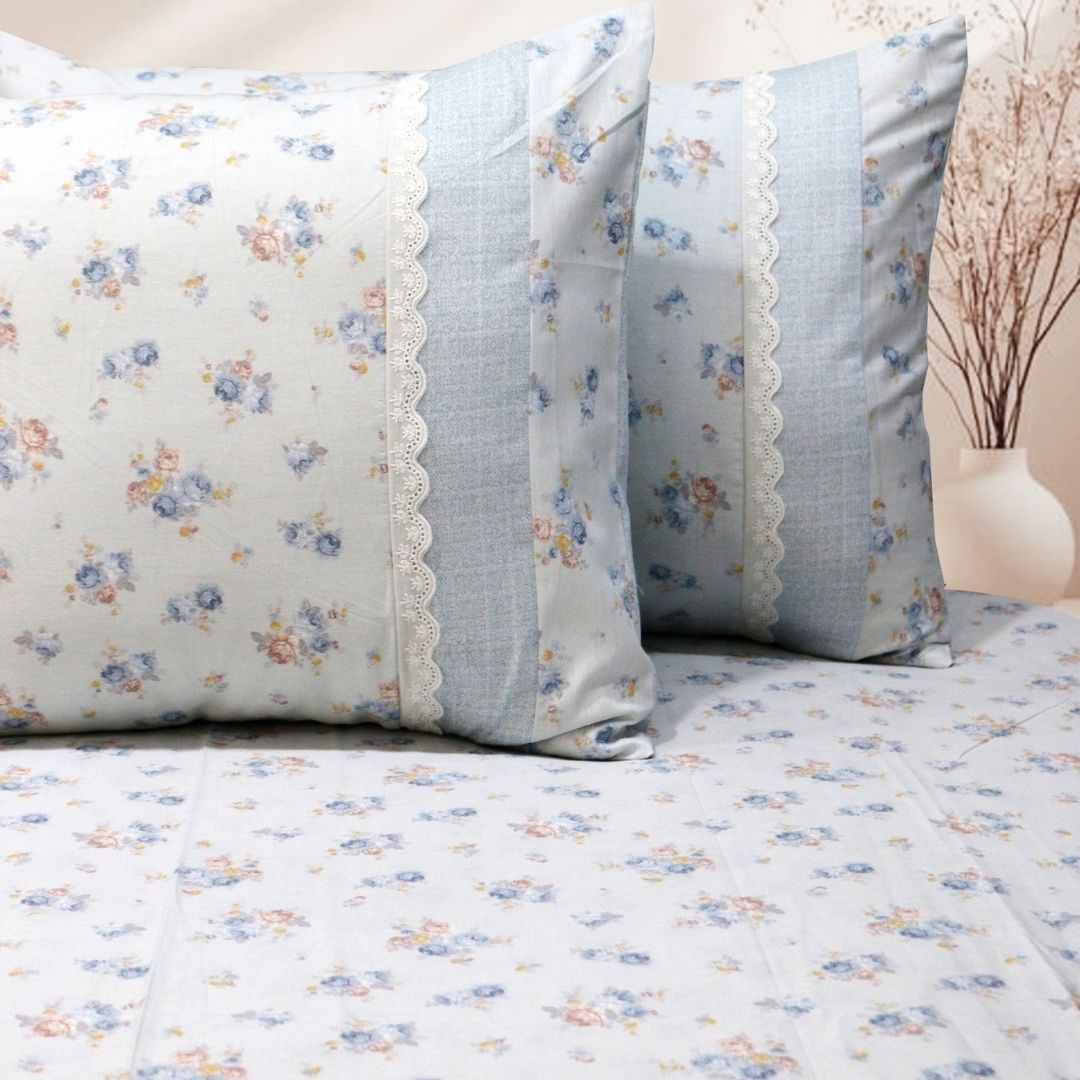 Nursery Floral Prints Bedsheet Set
