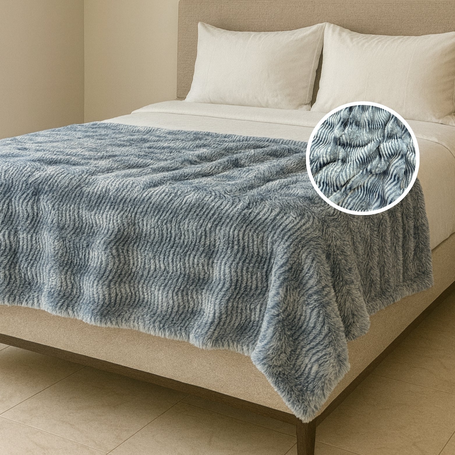 Furry 2 In 1  Luxury Blanket Cum Duvet Cover