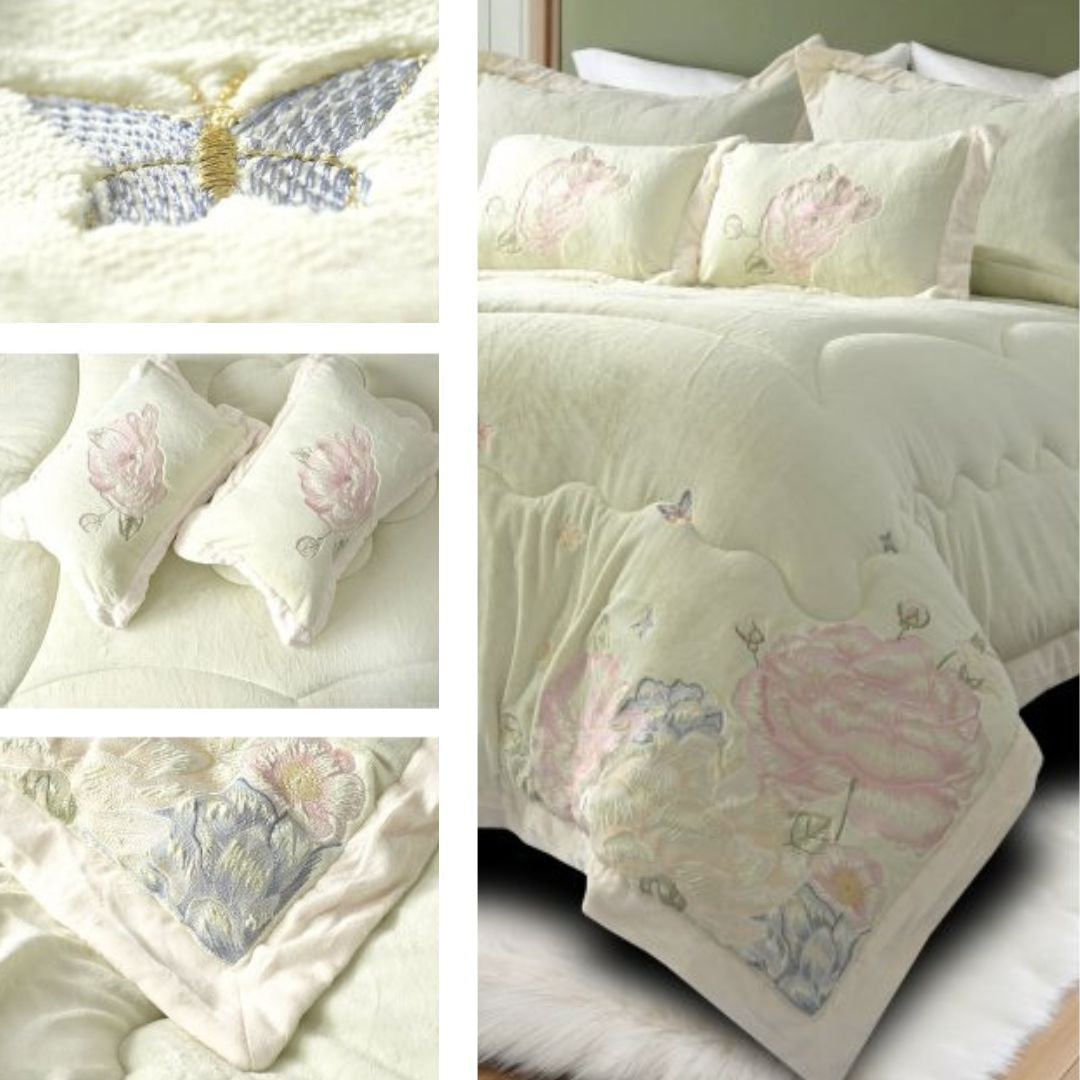 Luxurious Designer 6 Pc Bedding Set – King Size