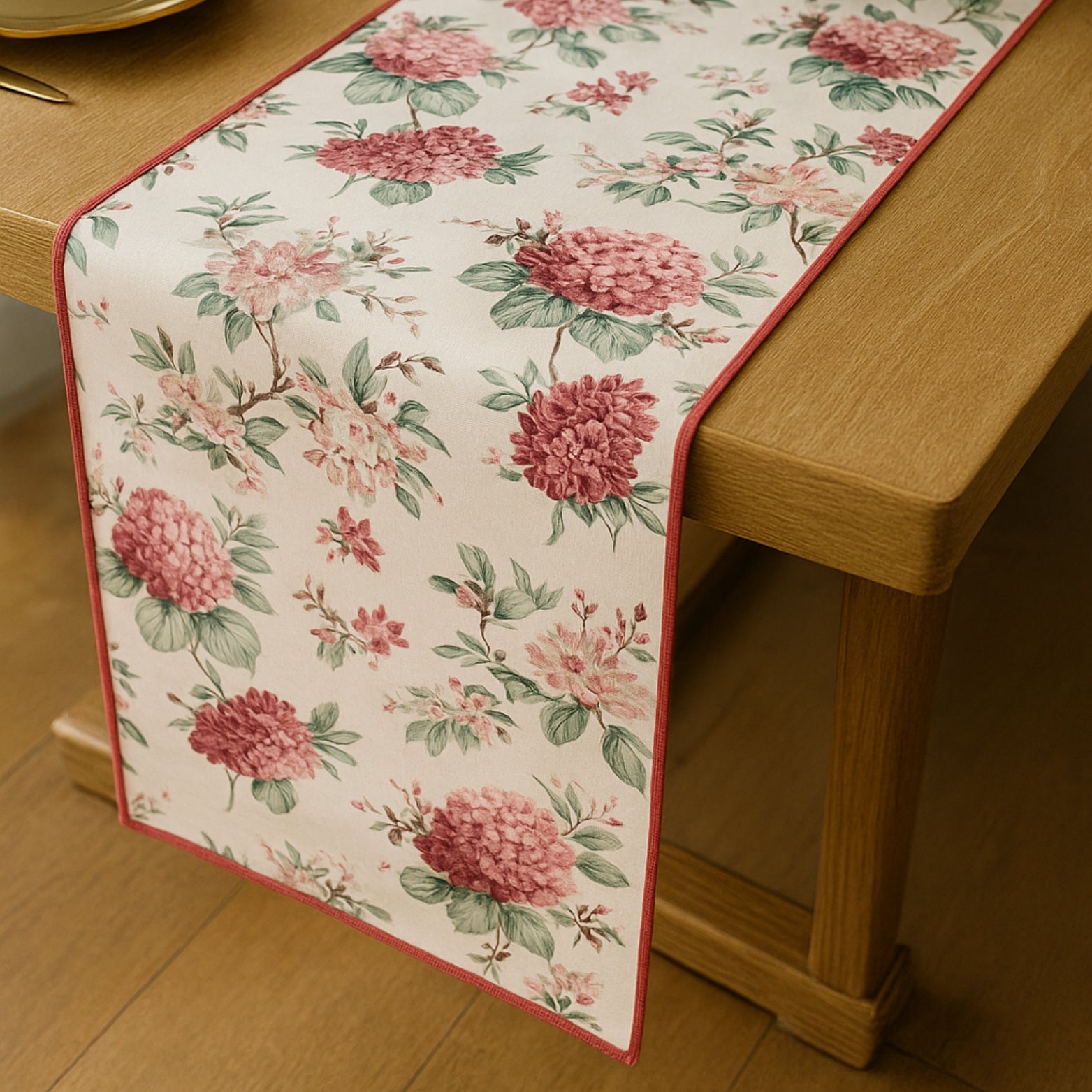 Printed Anti Skid Table Runner for Dining / Center Table Suitable for 4 Seater & 6 Seater