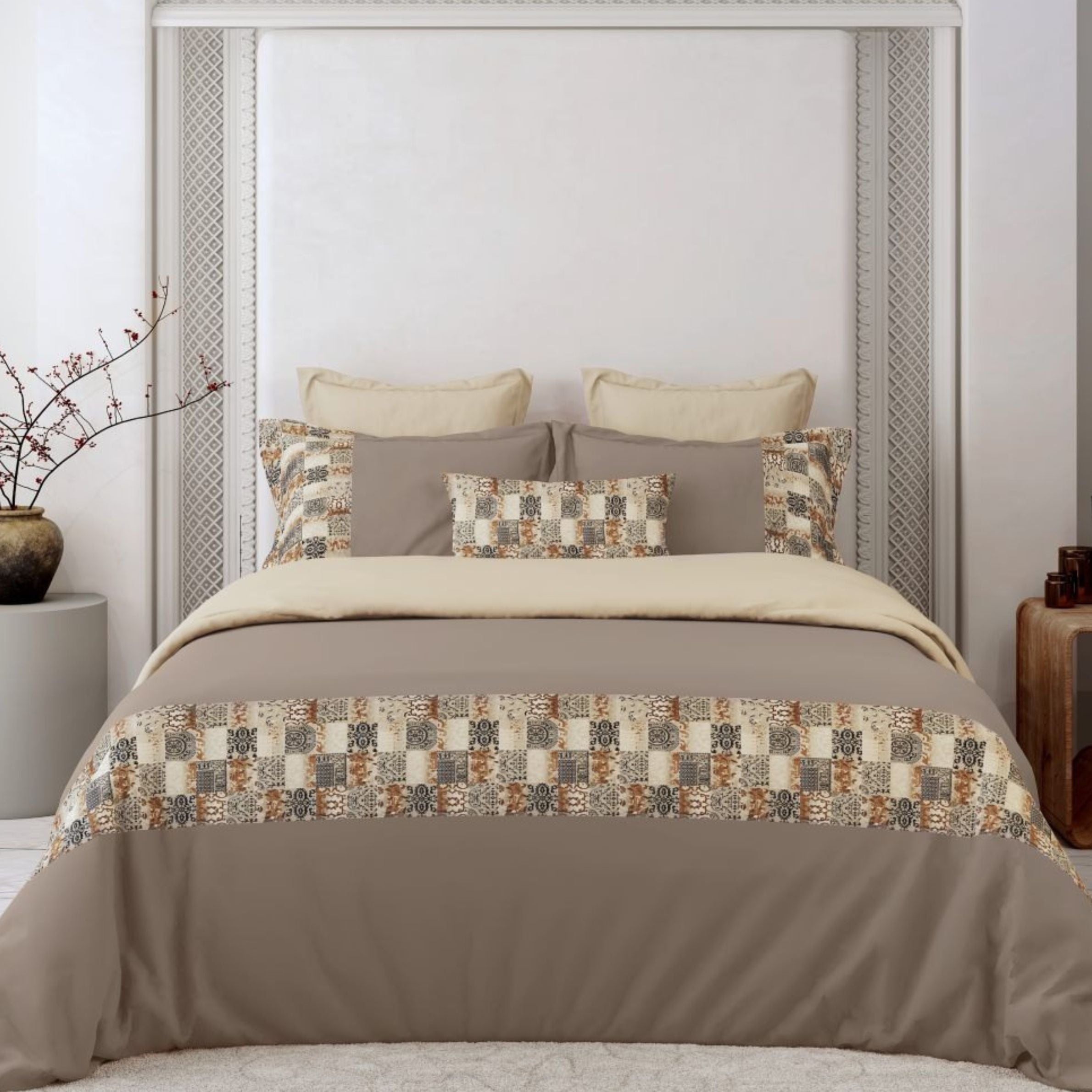 400 TC Pure Cotton Customised Designer Bedsheet