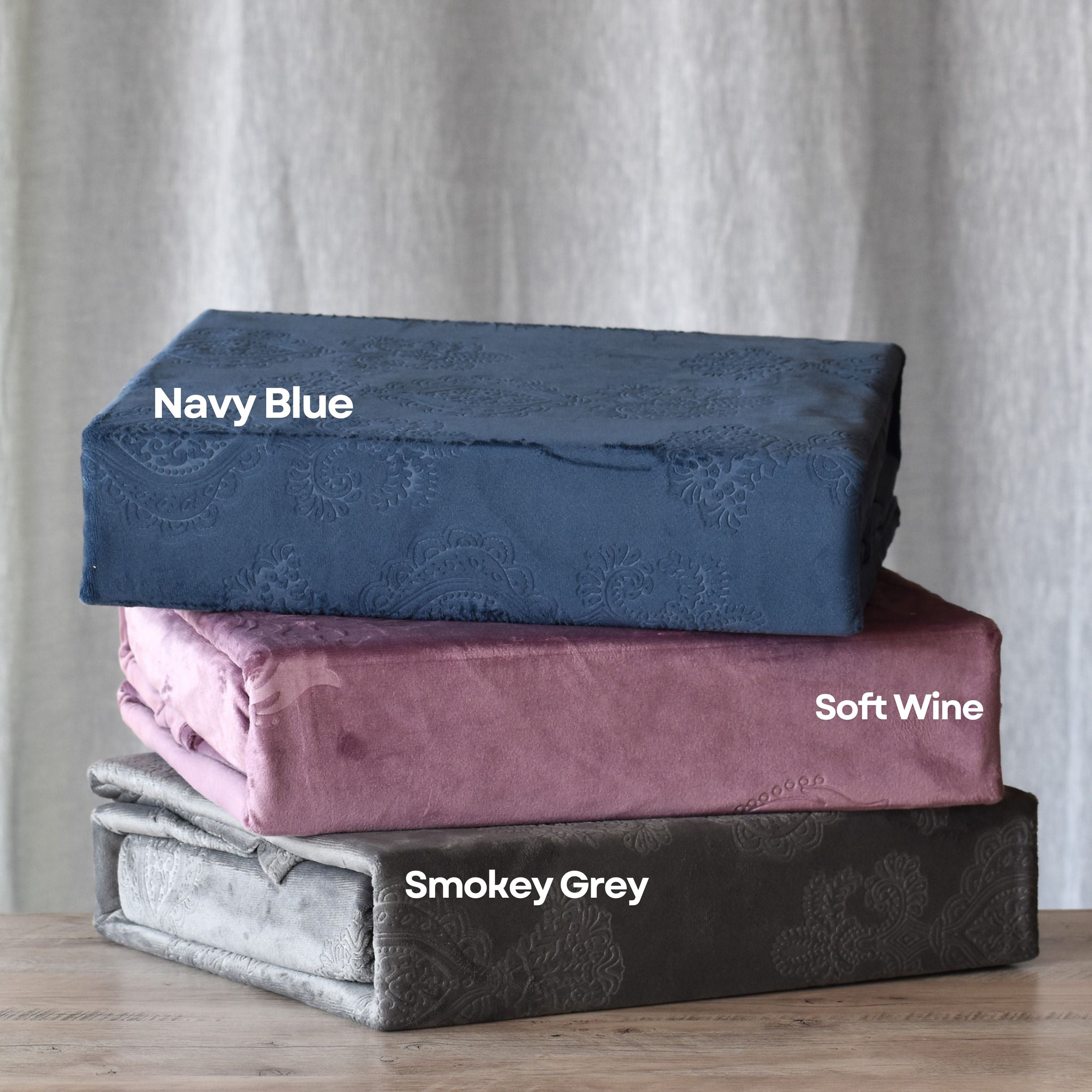 Winter Warm Embossed Furry Bedsheet