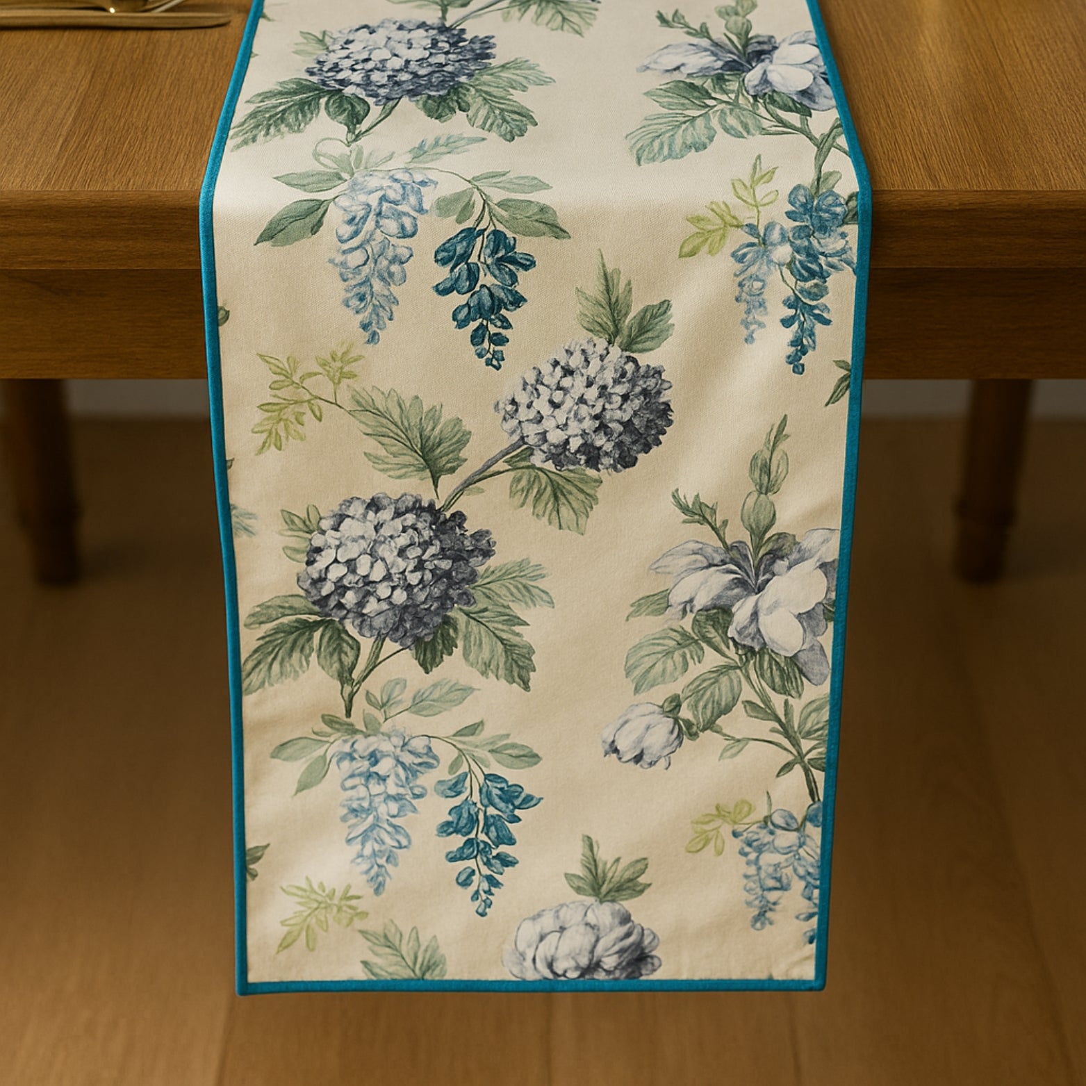 Printed Anti Skid Table Runner for Dining / Center Table Suitable for 4 Seater & 6 Seater