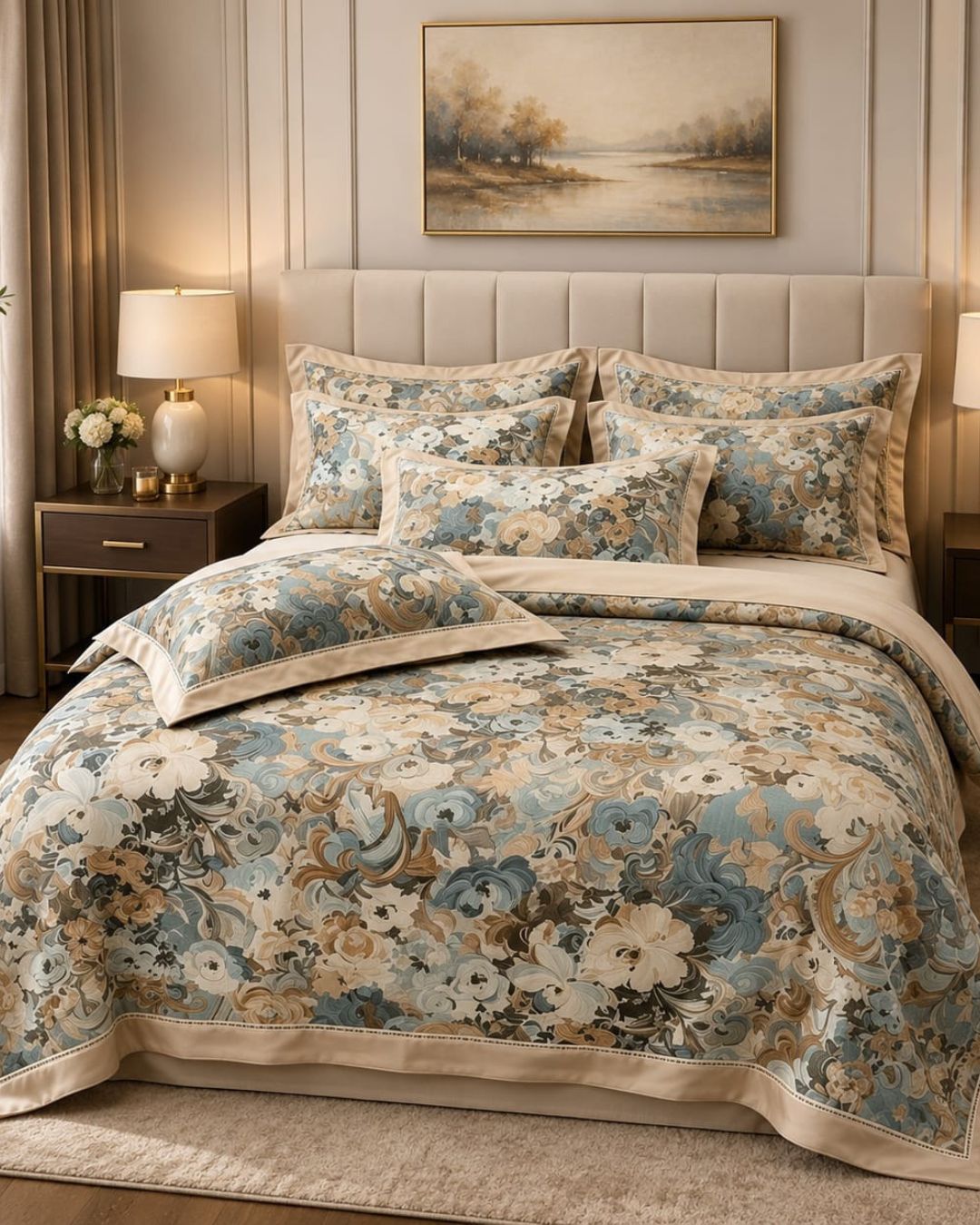 Furry & Super Soft Designer Bedsheet Set – King Size