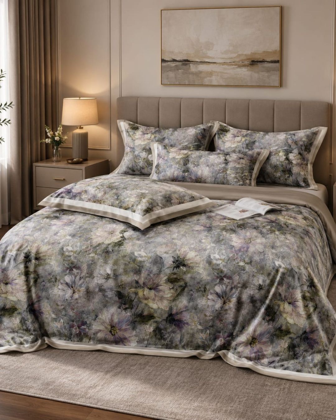 Furry & Super Soft Designer Bedsheet Set – King Size