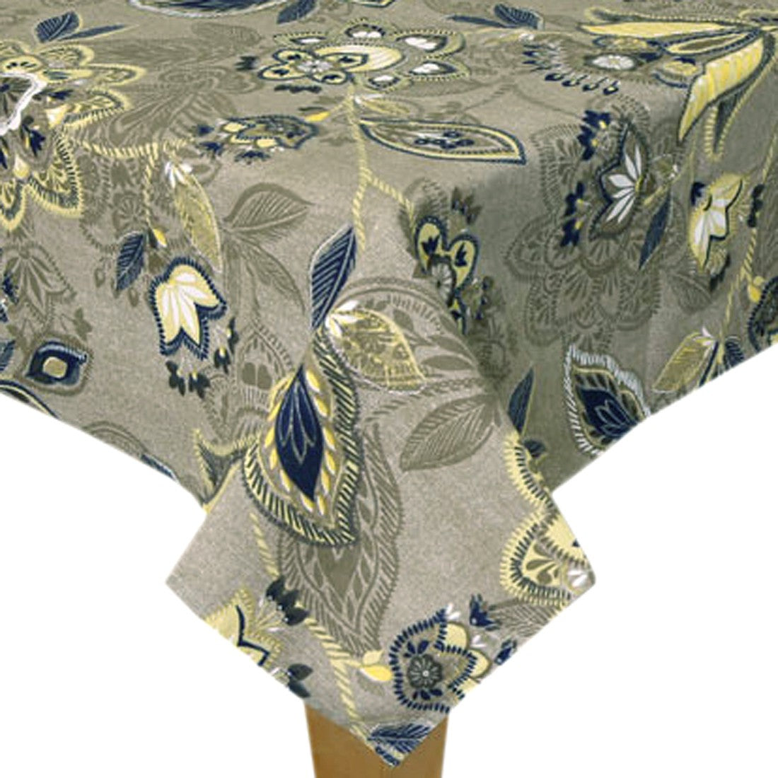  BILBERRY Furnishing Floral 6 Seater Table Cover (Multicolor, Cotton)