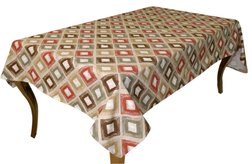 BILBERRY Furnishing By Preeti Grover Printed 6 Seater Table Cover (Multicolor, Cotton)