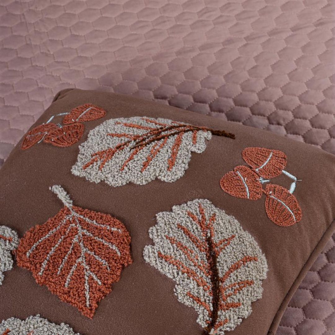 Handmade Quilted Embroidery Bedcover Set