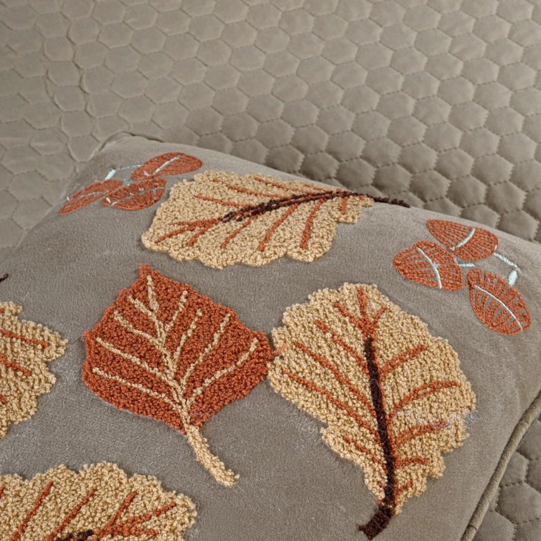 Handmade Quilted Embroidery Bedcover Set