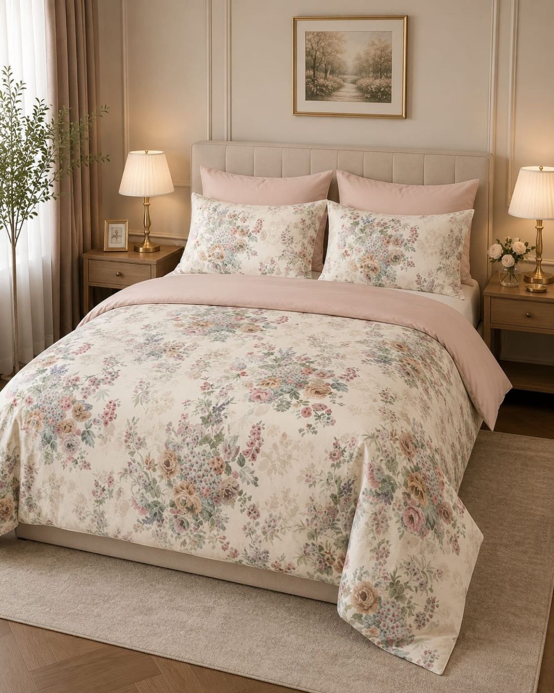 Furry & Super Soft Designer Bedsheet Set – King Size