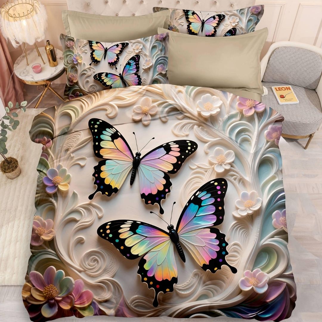 11D Printed King Size Bedsheet — Super Soft 360-Day Comfort