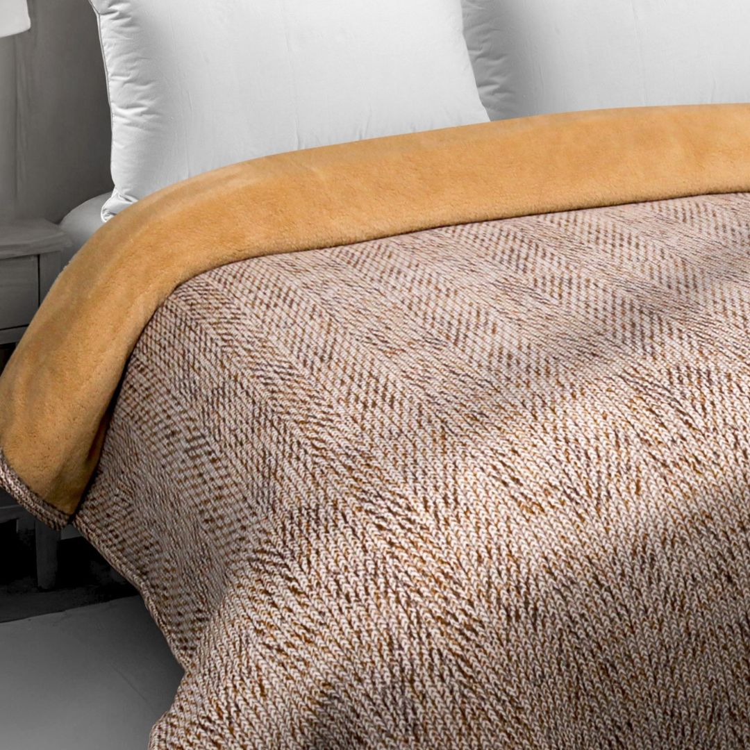 Sherpa Weaving Blanket – INTEGRATED DOUBLE BLANKET