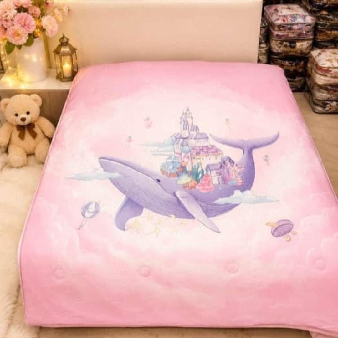Kids Cartoon Print AC Comforter