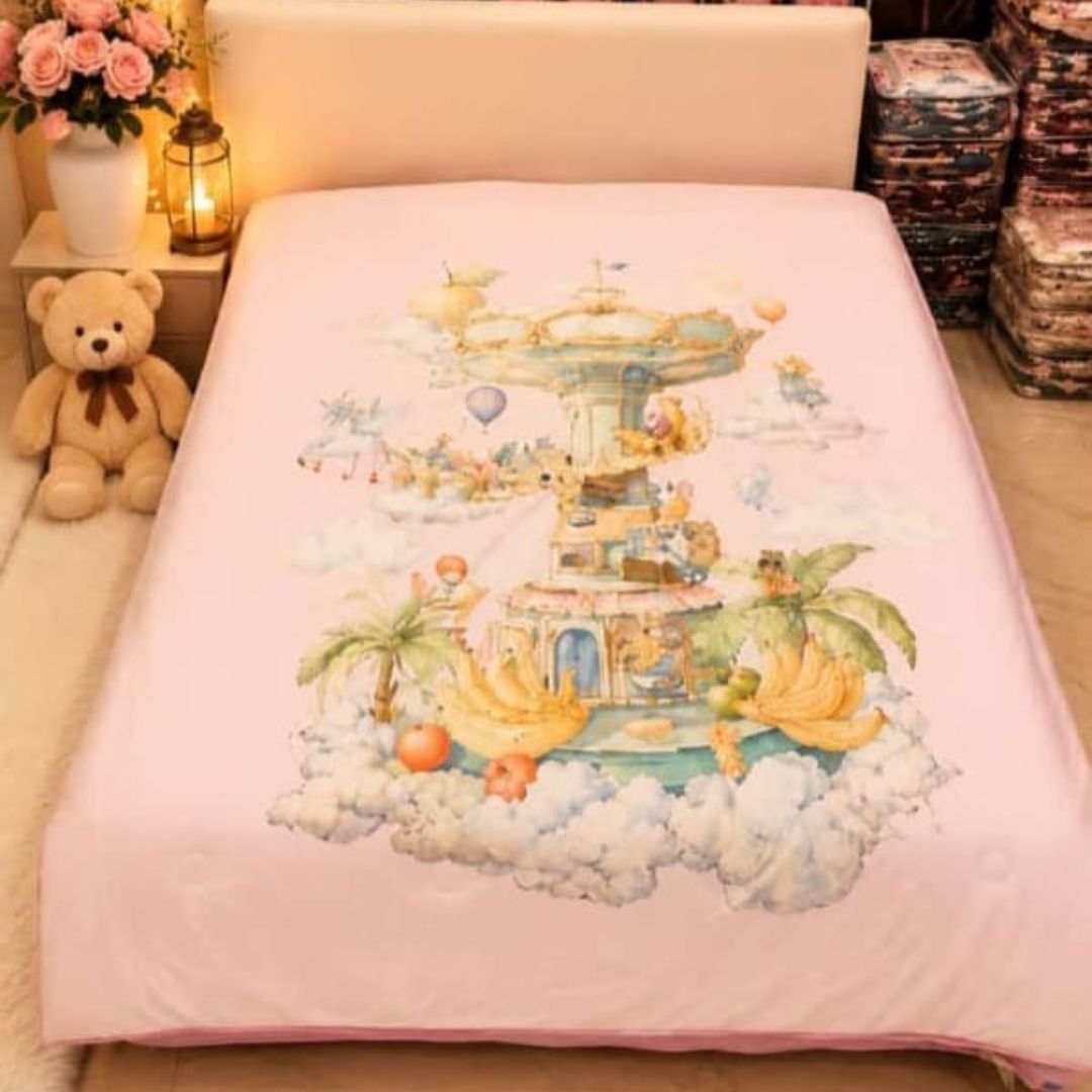 Kids Cartoon Print AC Comforter