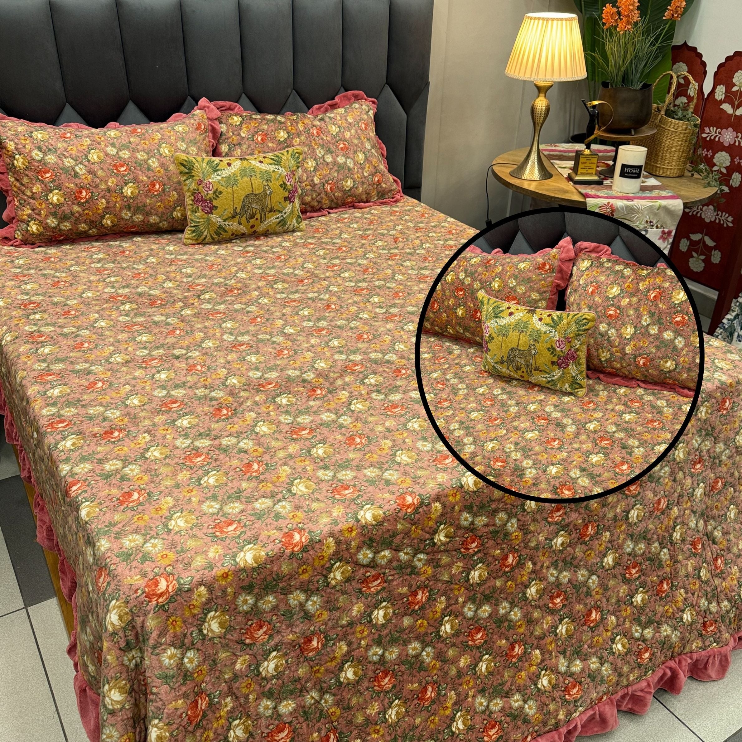 Retro Vintage Floral Warm Bedcovers