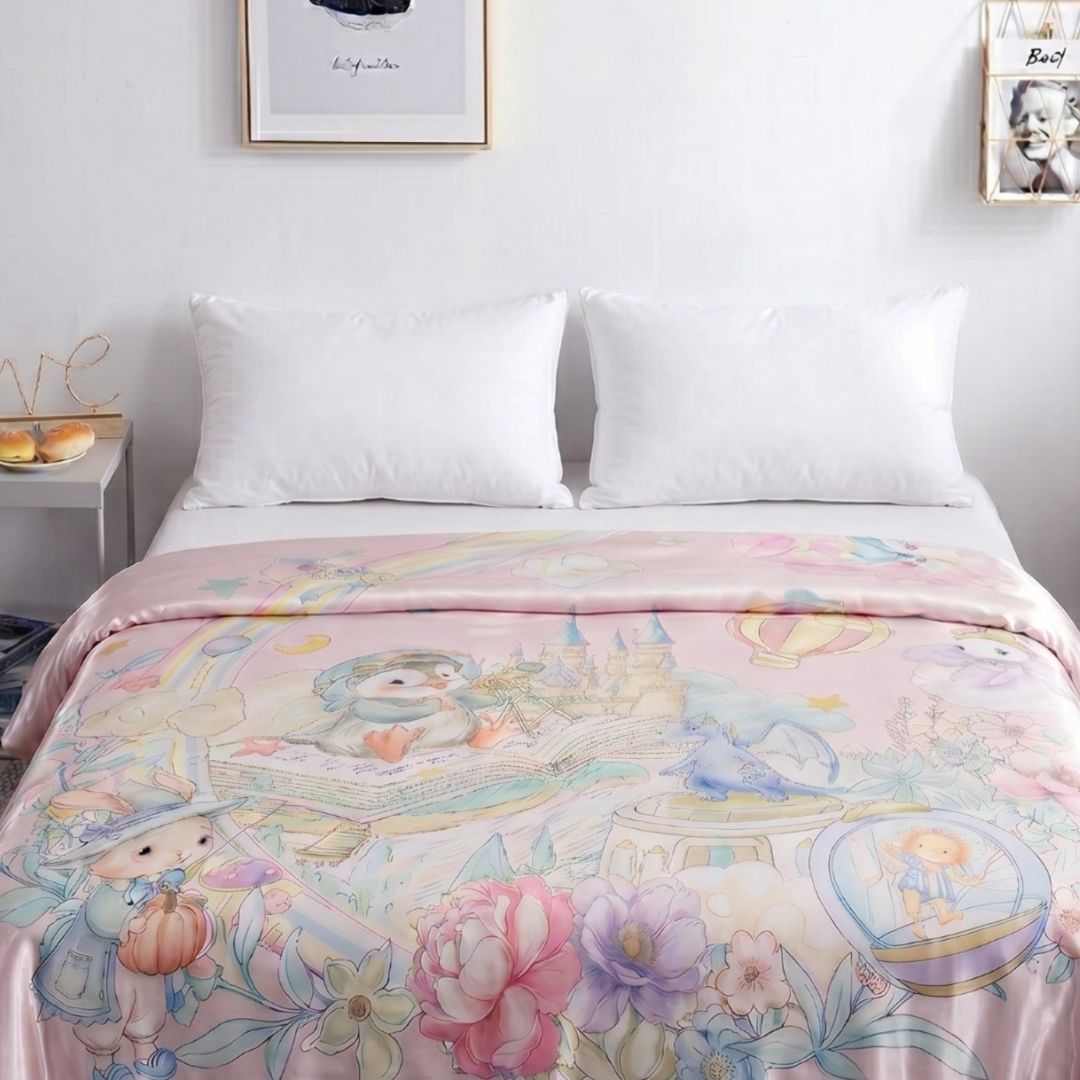 Kids Cartoon Print AC Comforter
