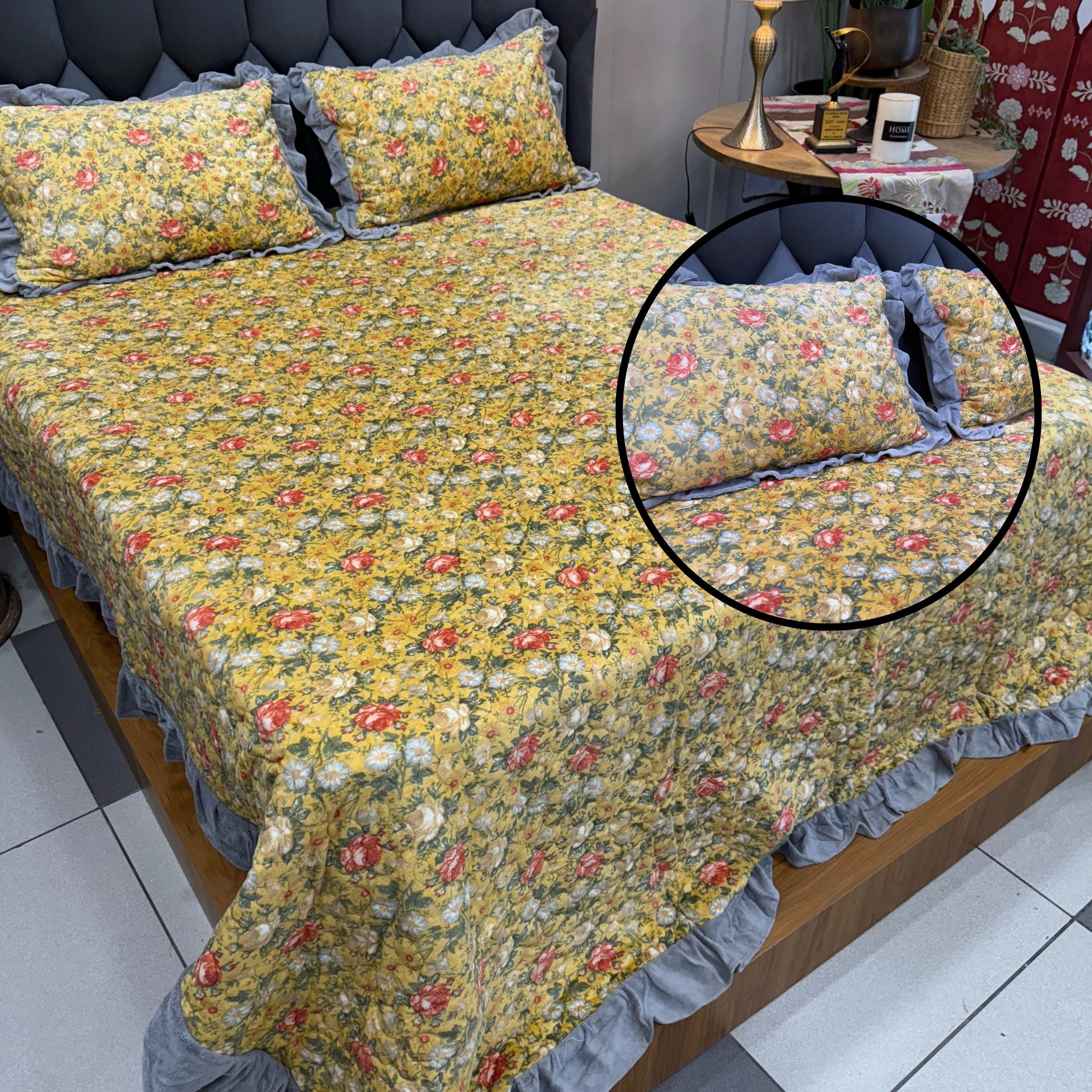 Retro Vintage Floral Warm Bedcovers