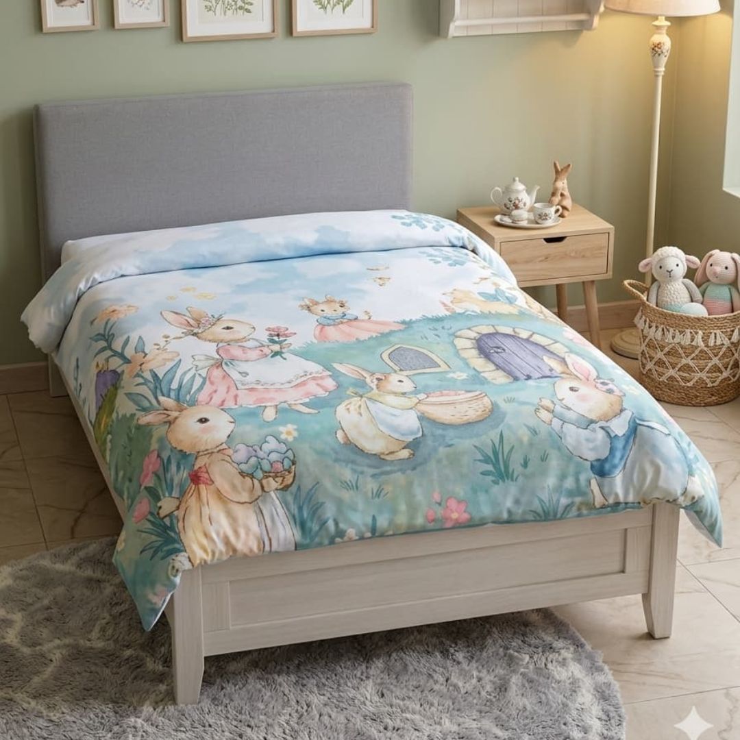 Kids Cartoon Print AC Comforter