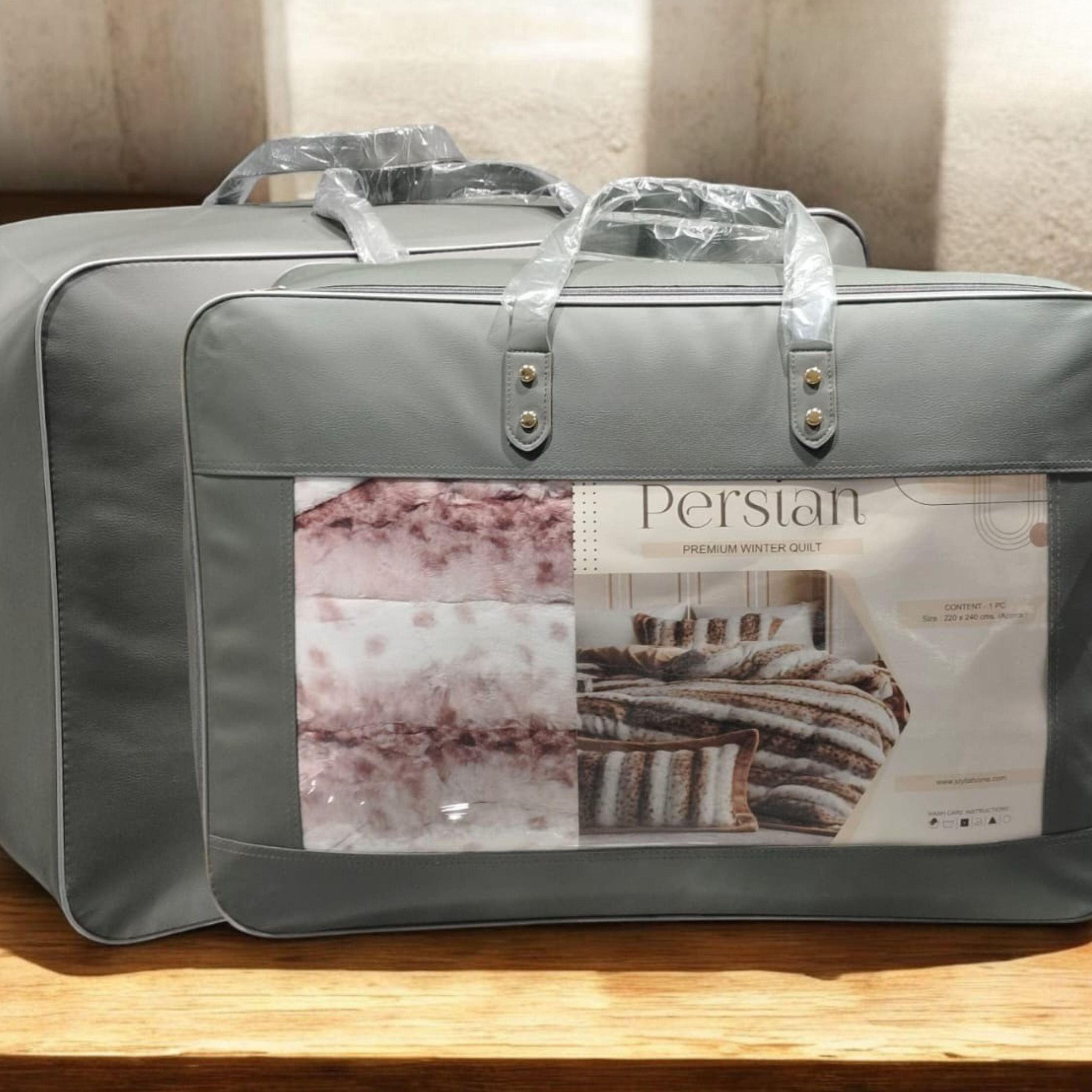 Persian Cashmere Panther Fur Quilt