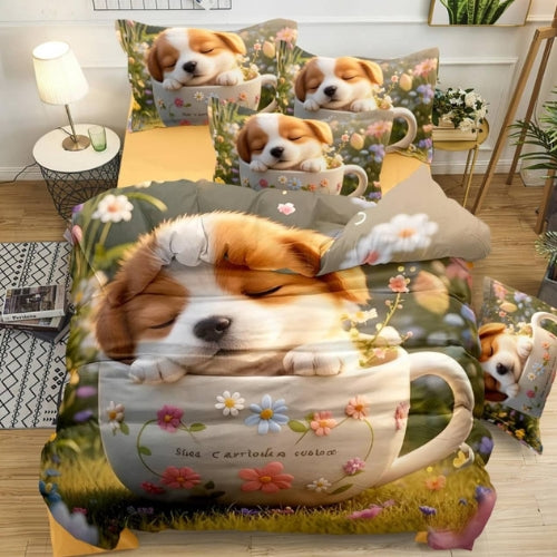 7D Digital Prints Bedsheets – King Size Set