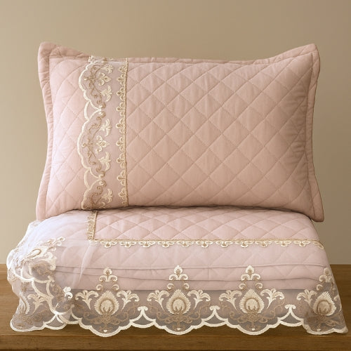 Luxury Embroidered Bedcover Set – King Size with Pillow Covers