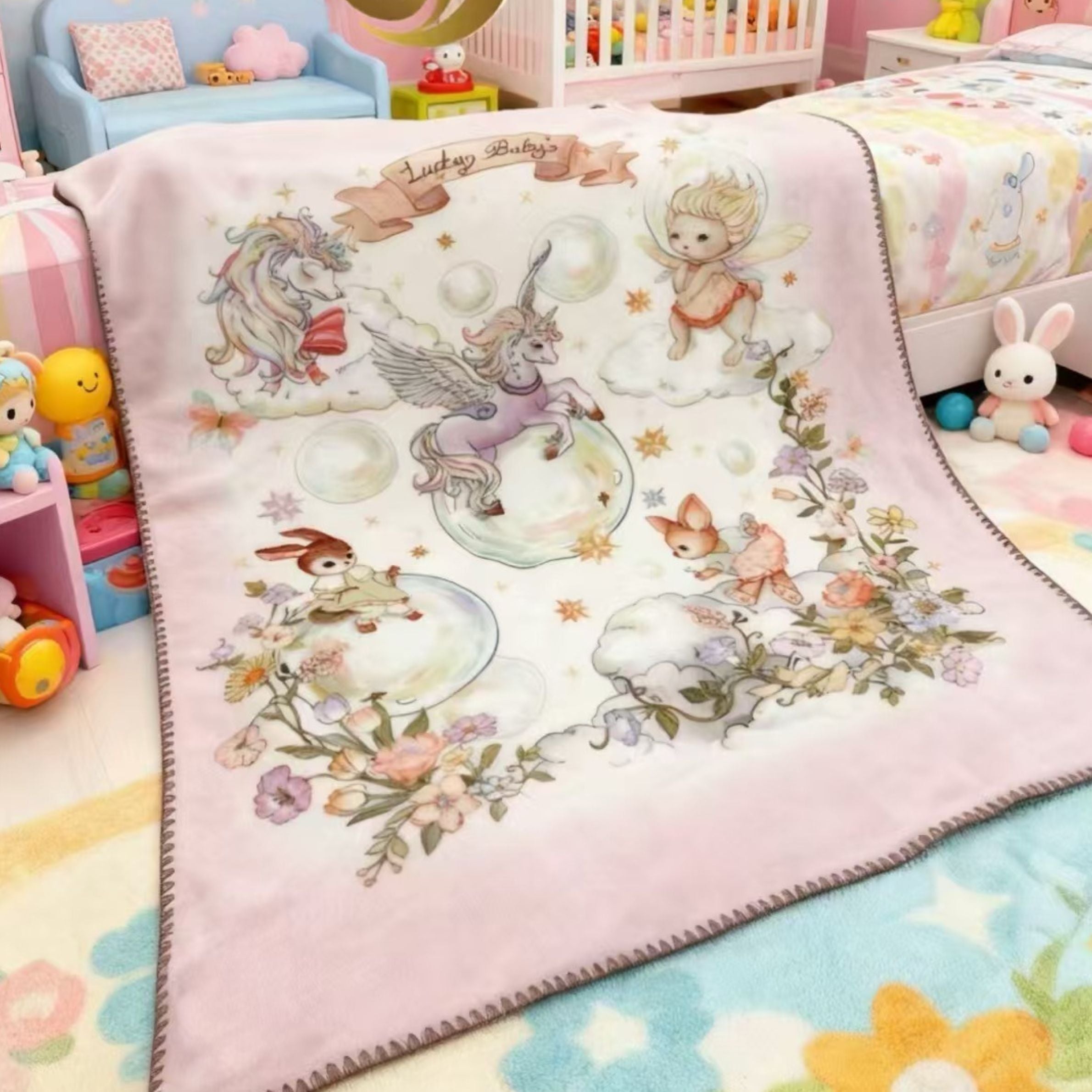 Toddler Ultra-Soft Double Ply Baby Blanket