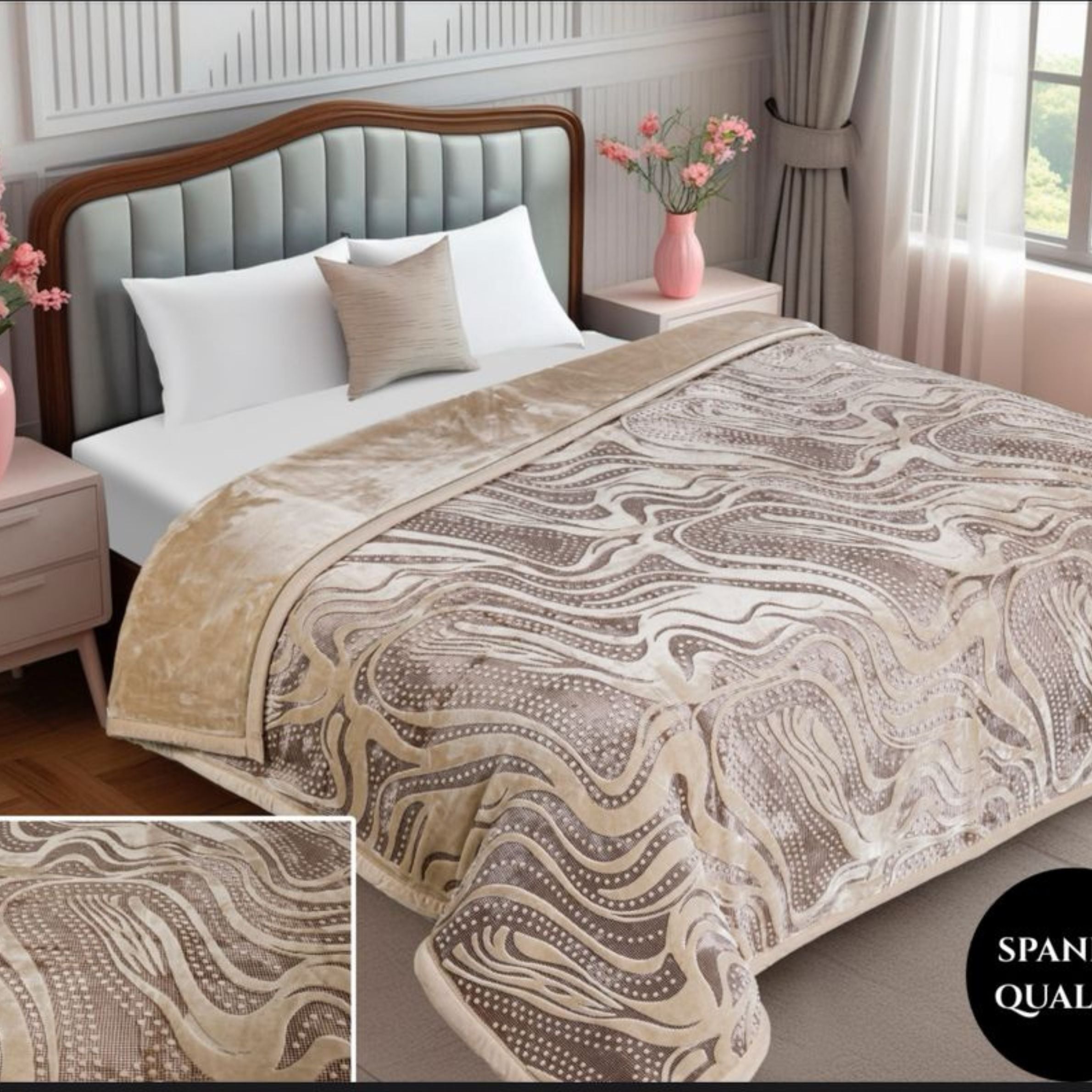 Luxury Winter Warm Blanket – King Size, Super Soft Furry Fabric