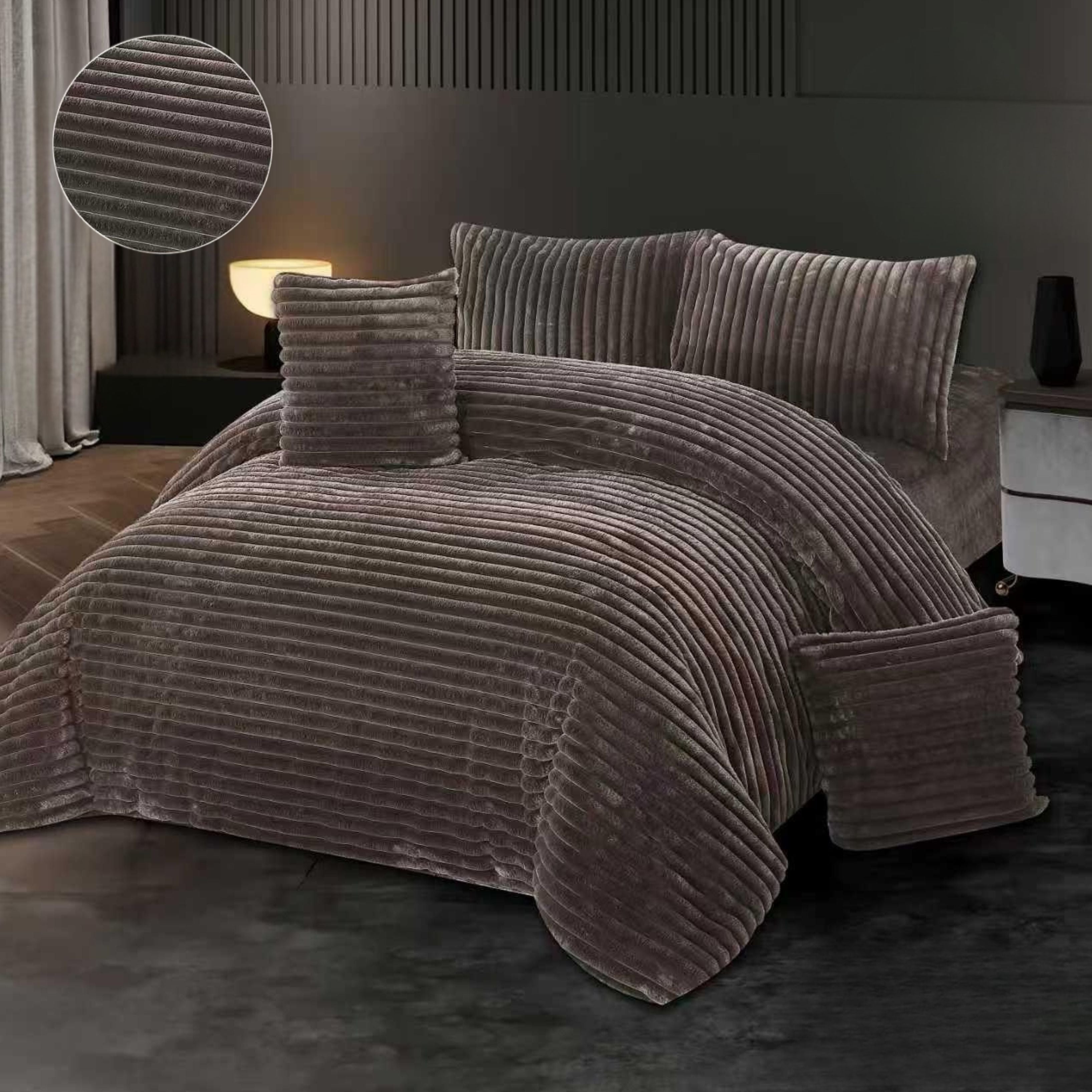Ultra Luxury Rabbit Fur Blanket Cum Quilt